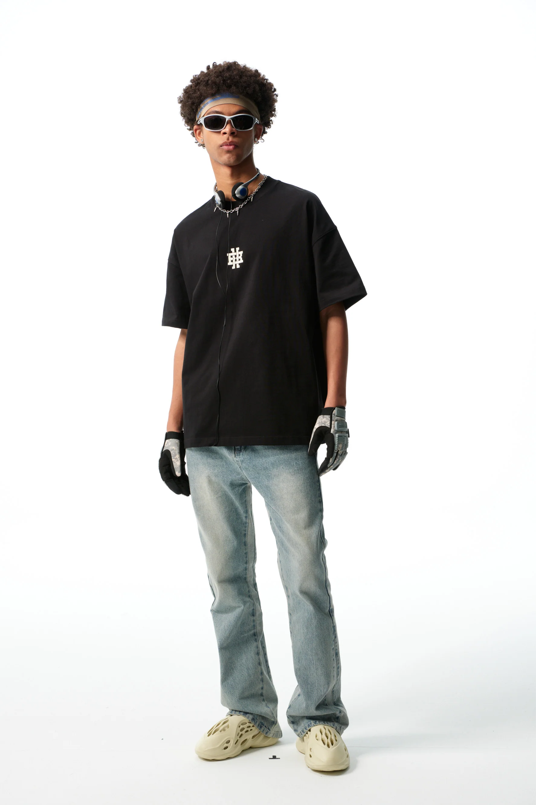 B.X RETRO WASHED DENIM PANTS - Image 4