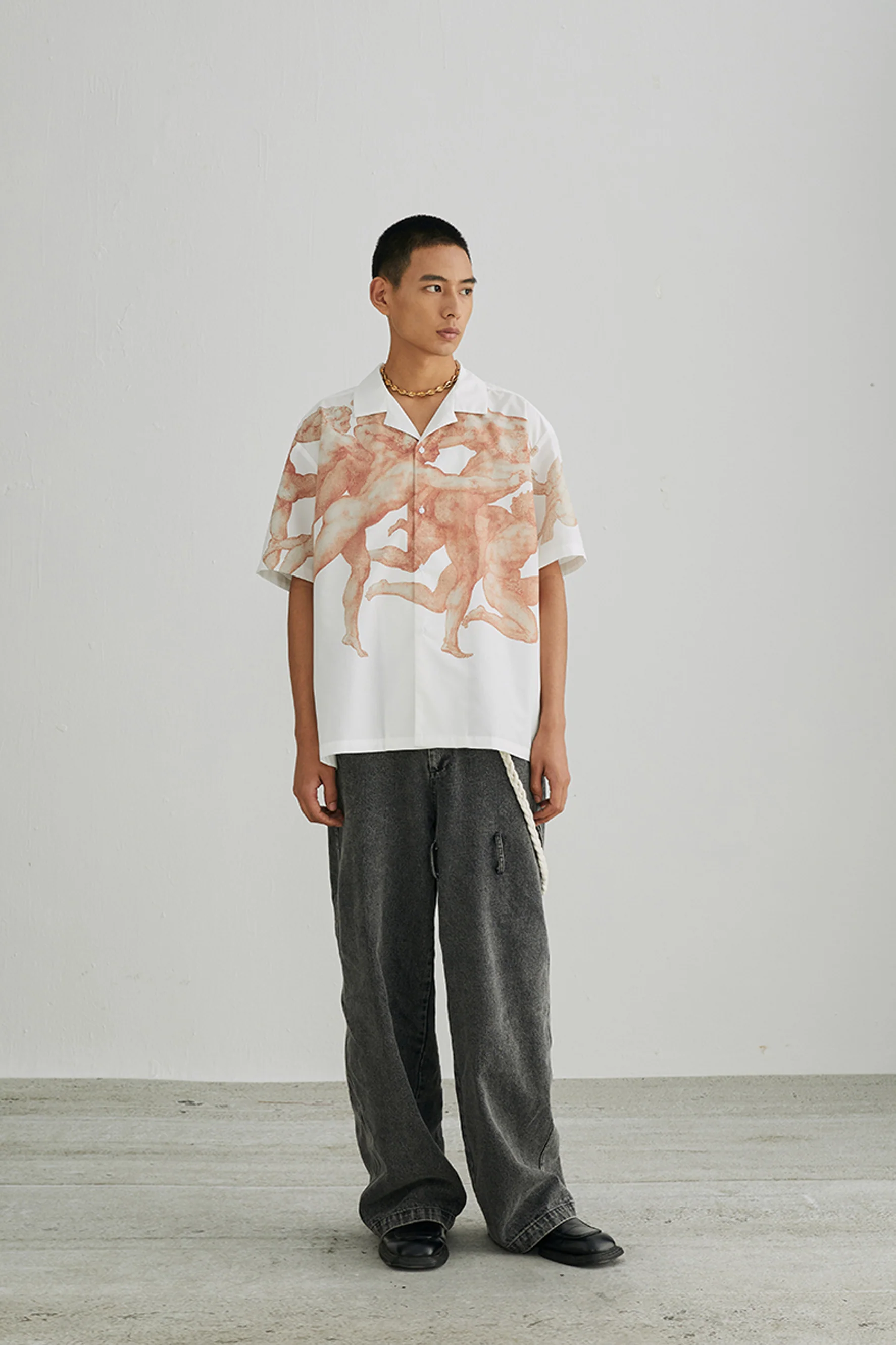 GAGNONLEE SKETCH PRINT CUBAN SHIRT - Image 5