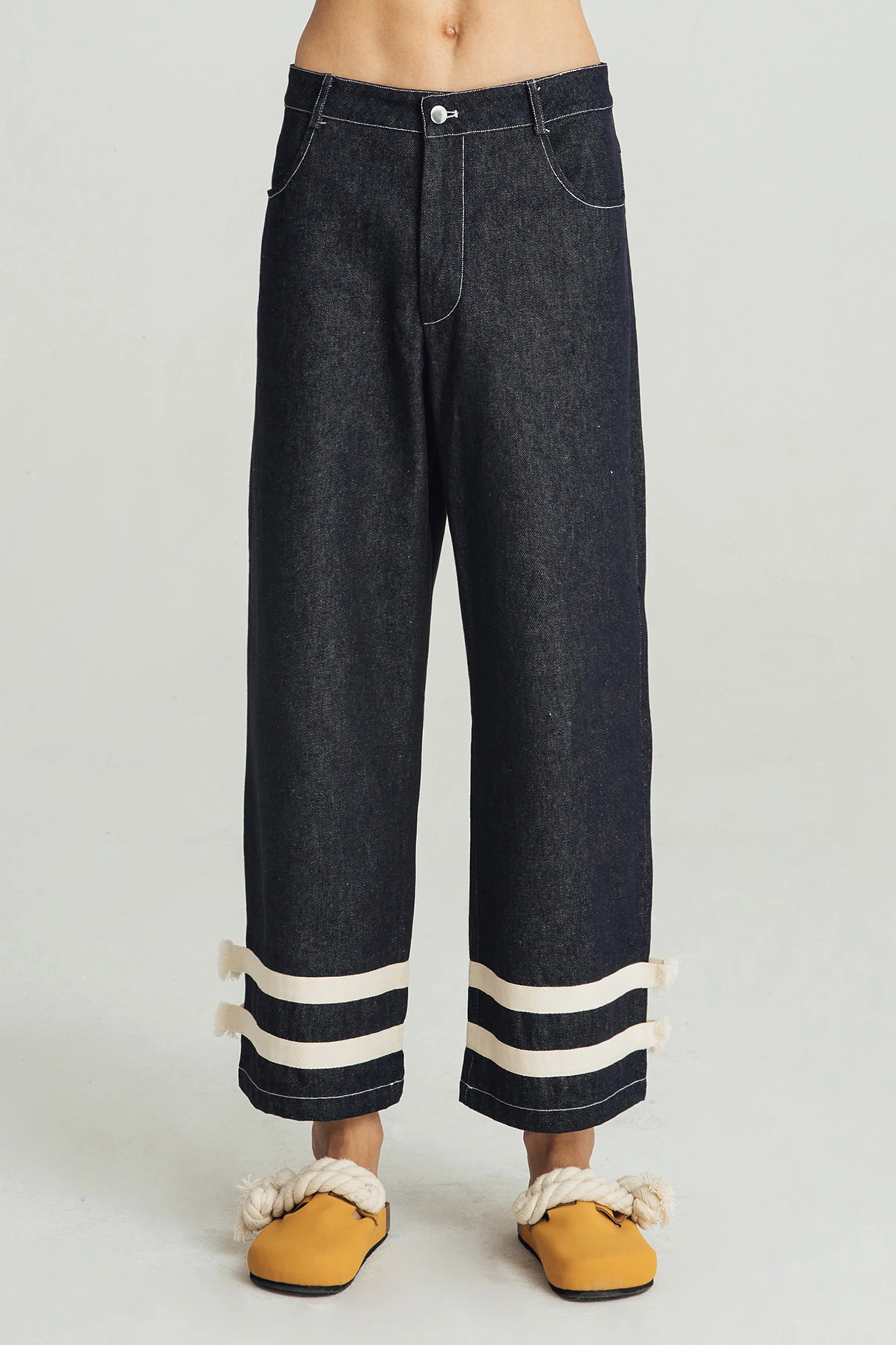 GAGNONLEE SLOUCH DENIM PANTS