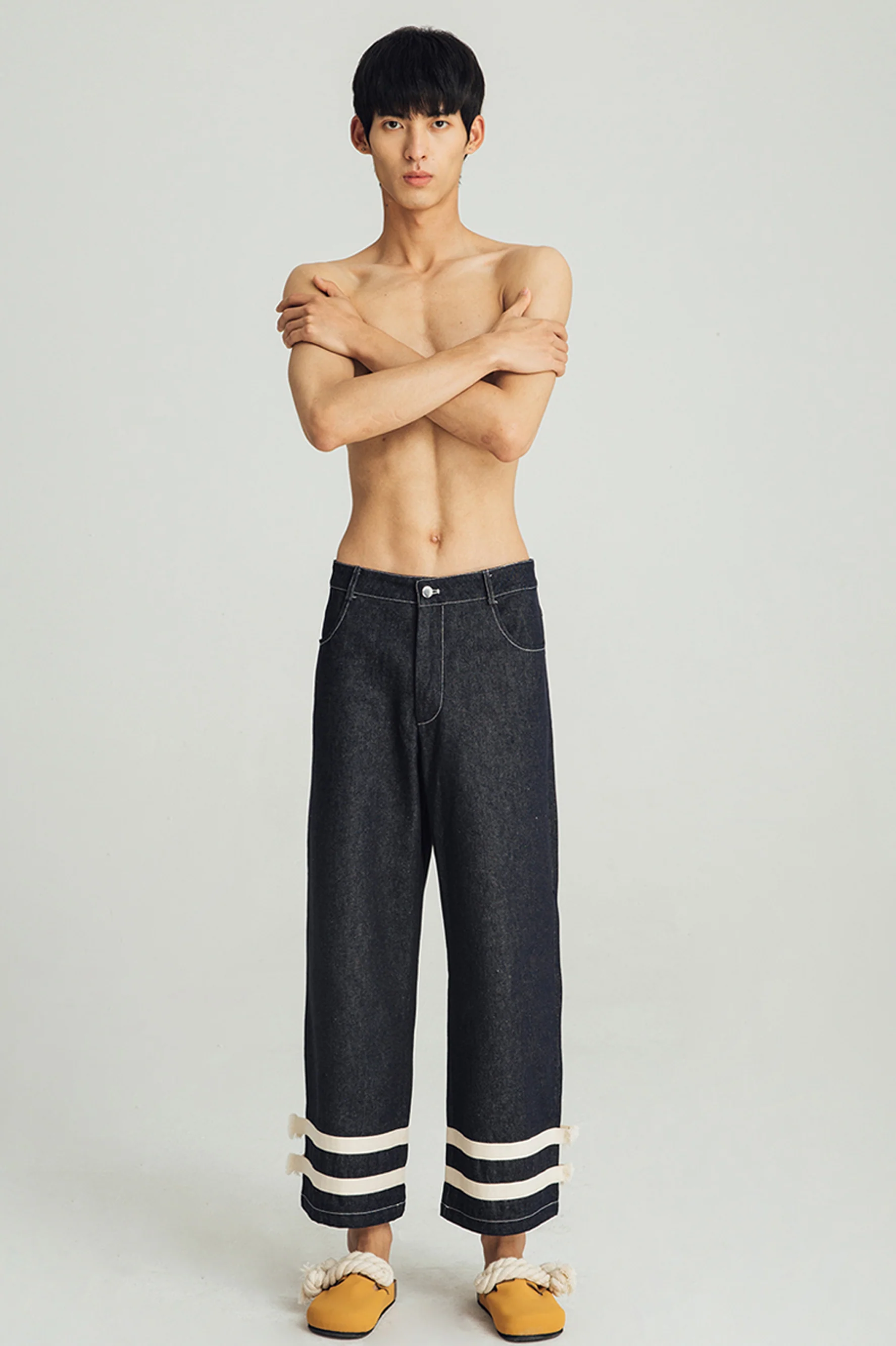 GAGNONLEE SLOUCH DENIM PANTS - Image 4
