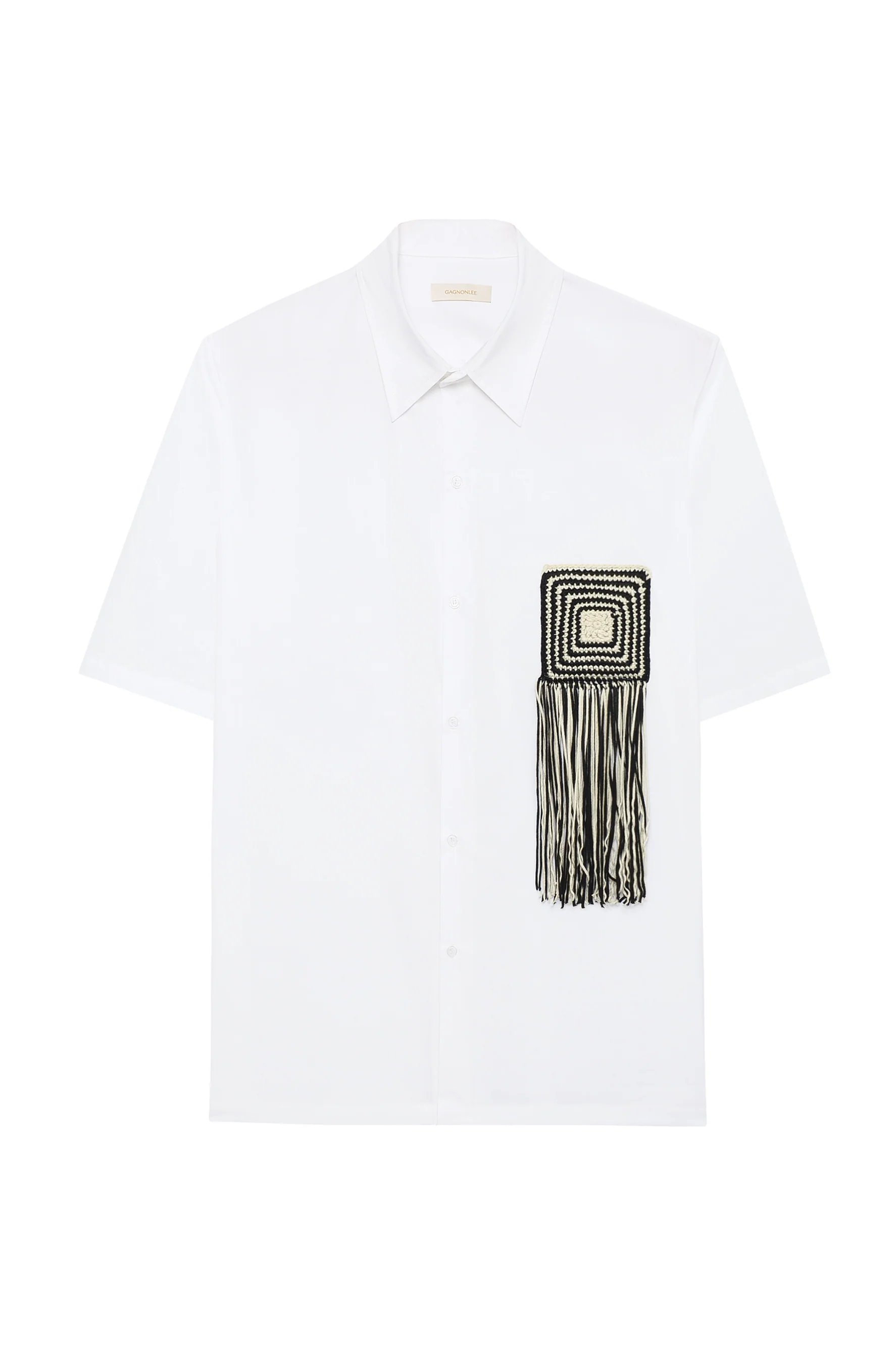 GAGNONLEE TASSEL PATCH SHIRT