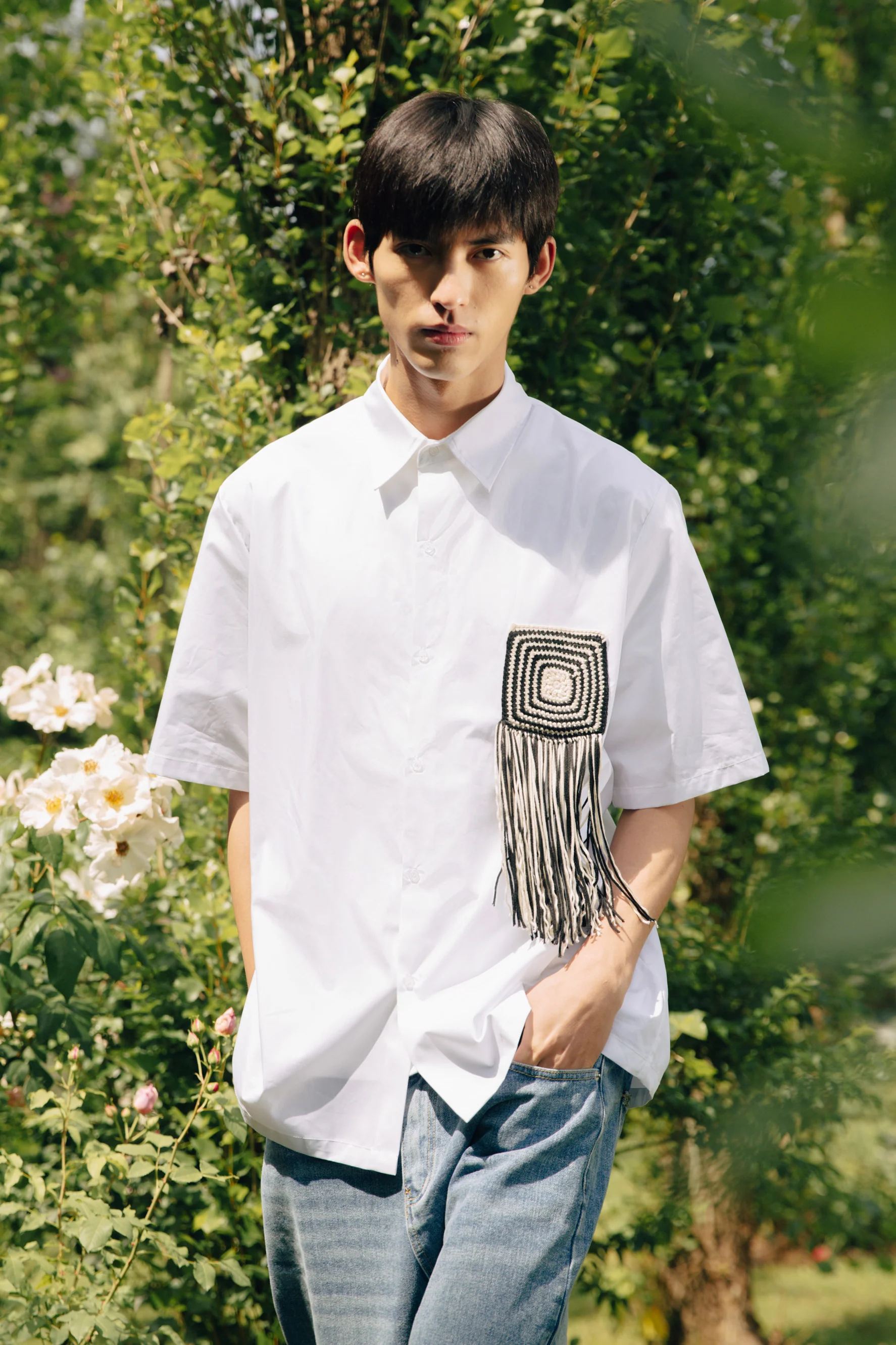 GAGNONLEE TASSEL PATCH SHIRT - Image 2