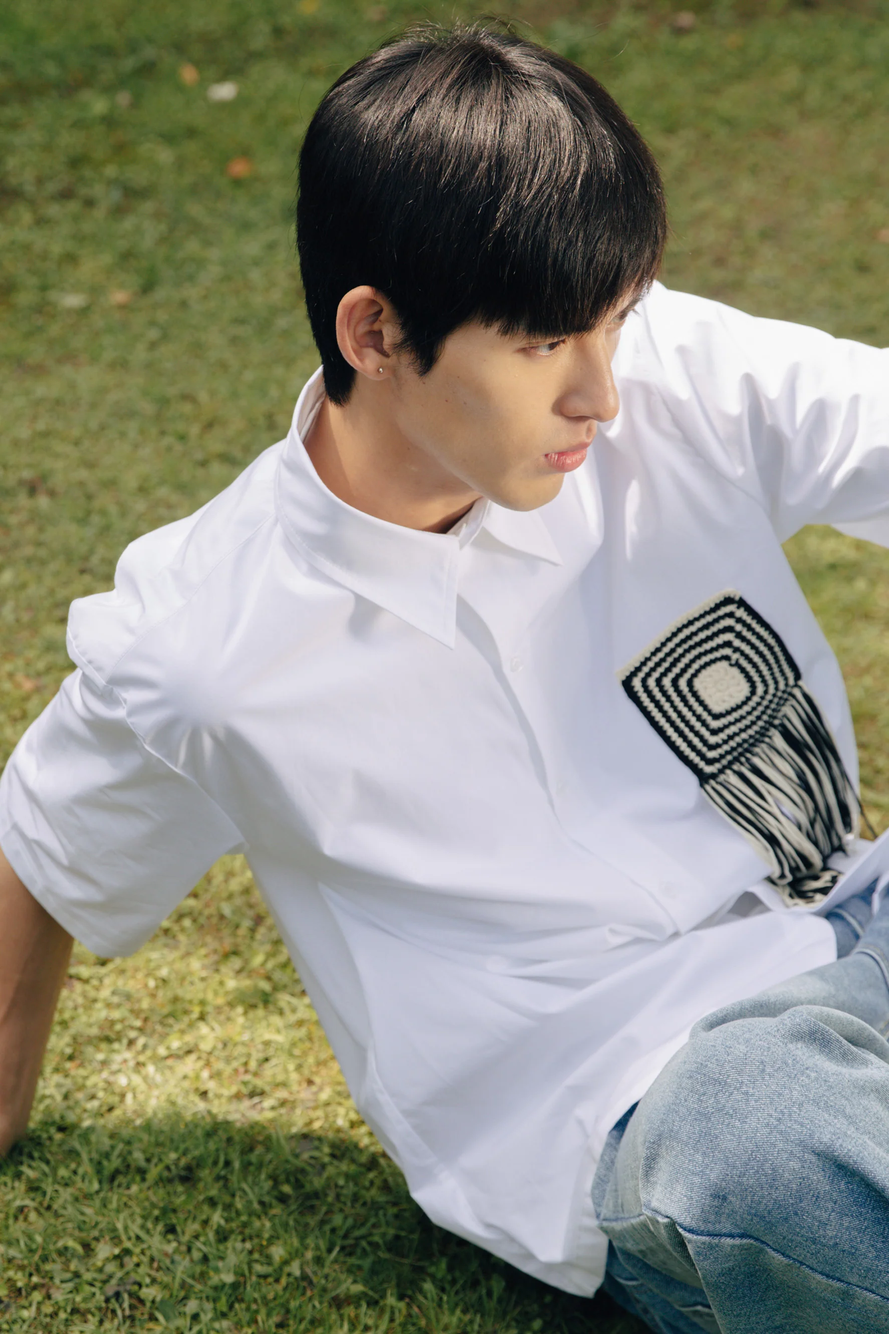 GAGNONLEE TASSEL PATCH SHIRT - Image 3