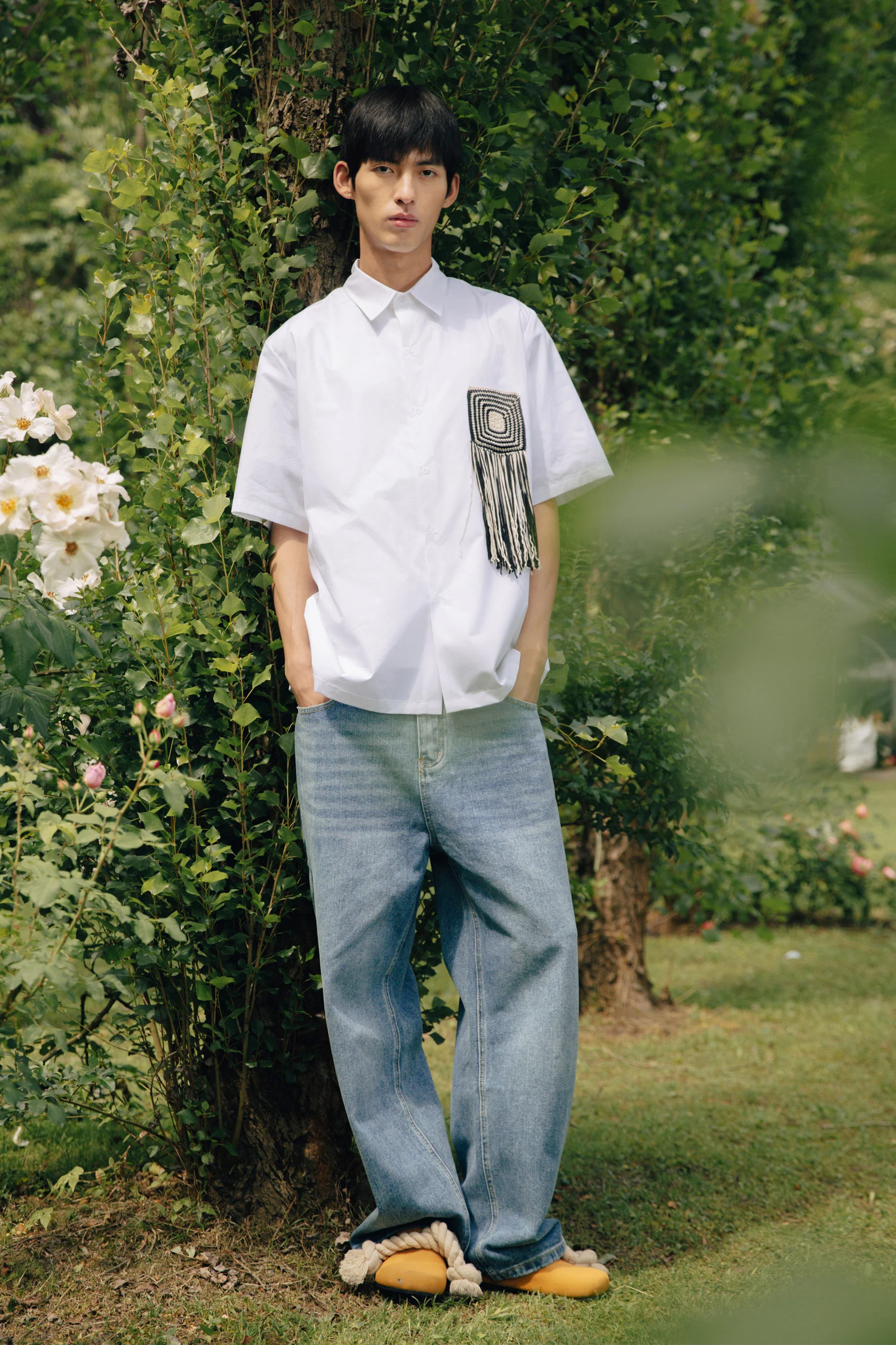 GAGNONLEE TASSEL PATCH SHIRT - Image 4