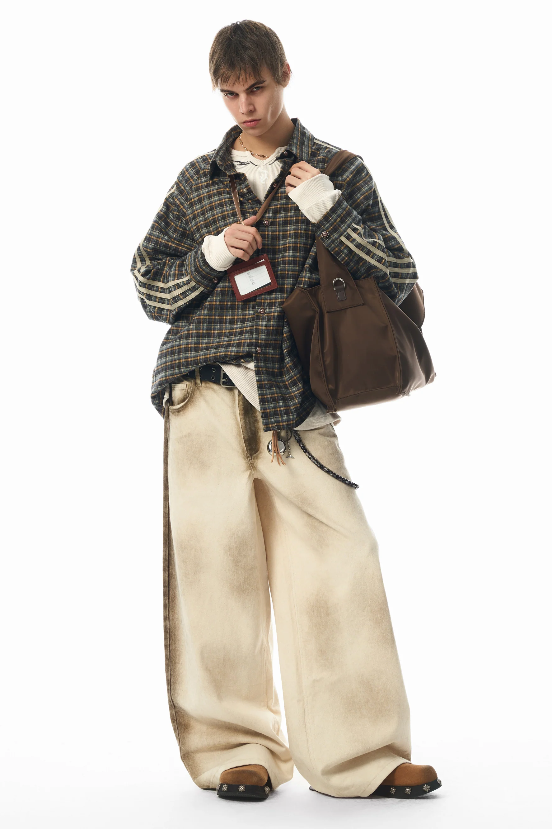 JHYQ DIRTY DYED JEANS - Image 2