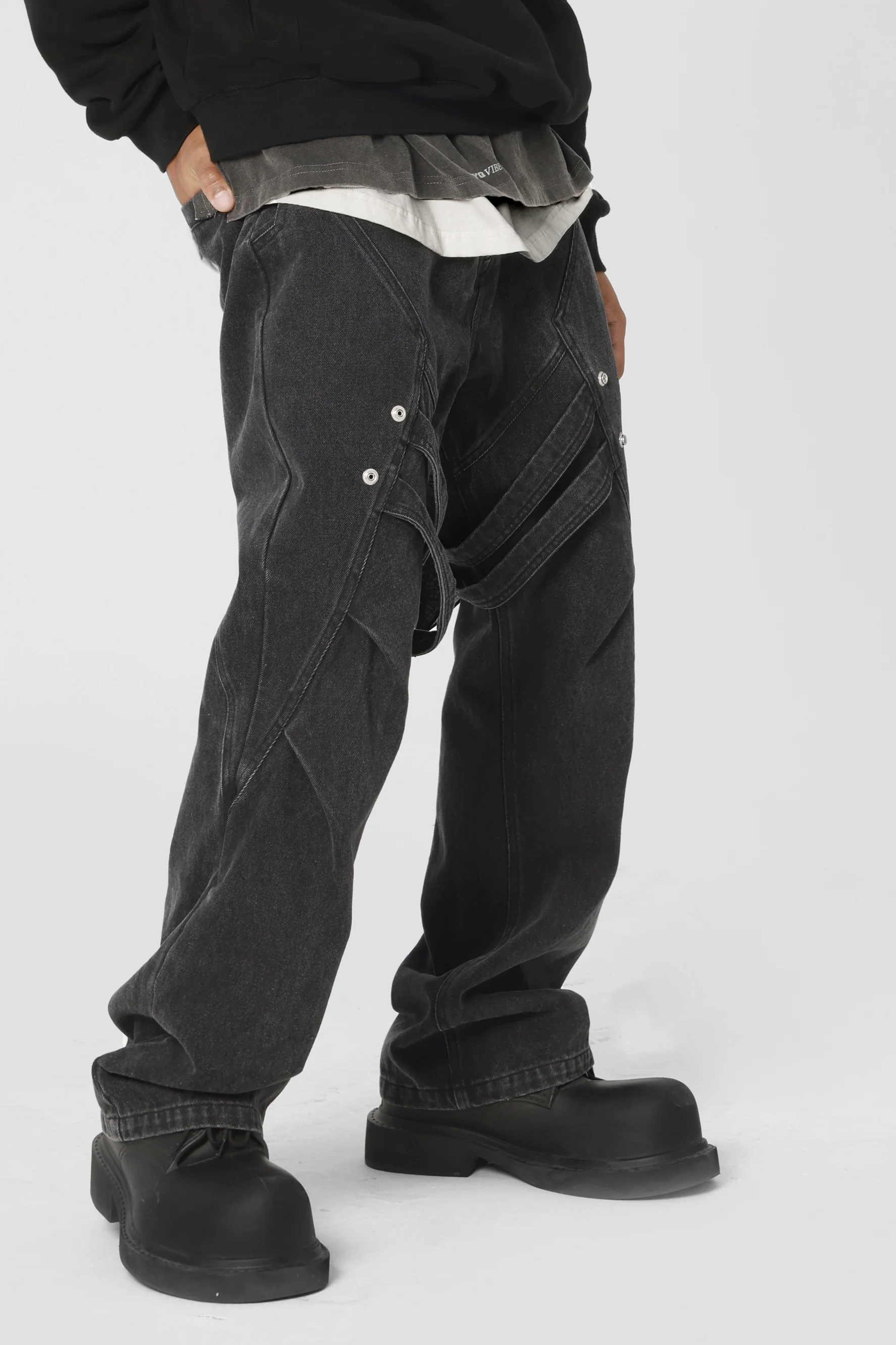 JHYQ HEAVY DENIM PANTS - Image 3