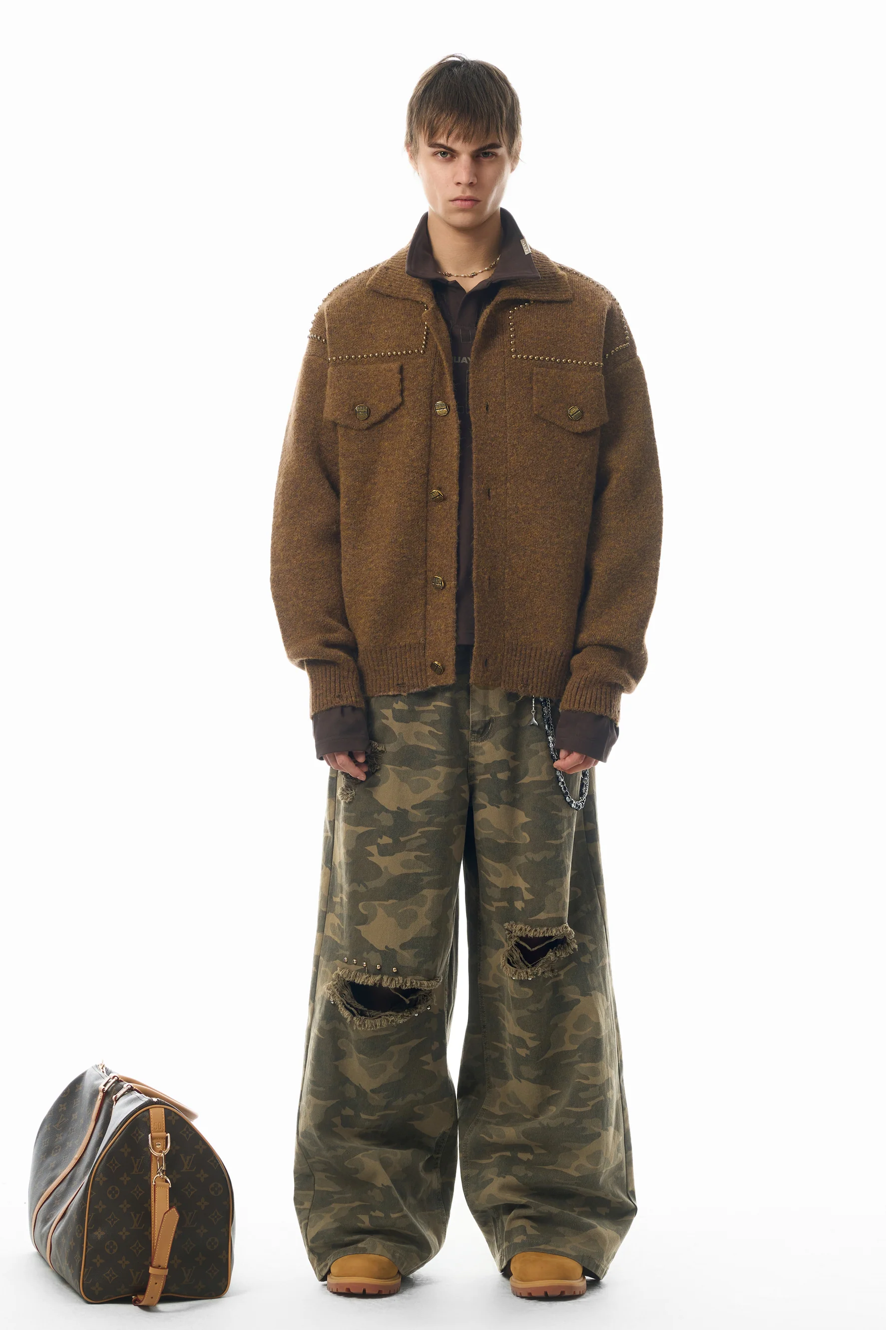 JHYQ HEAVY KNITTED CARDIGAN - Image 5