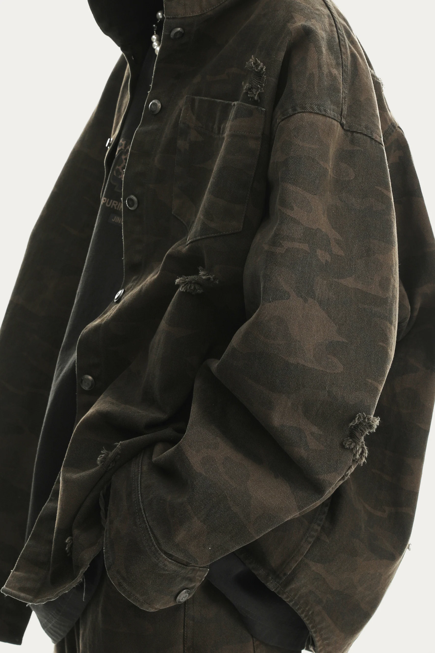 JHYQ HOODED CAMO JACKET - Image 3