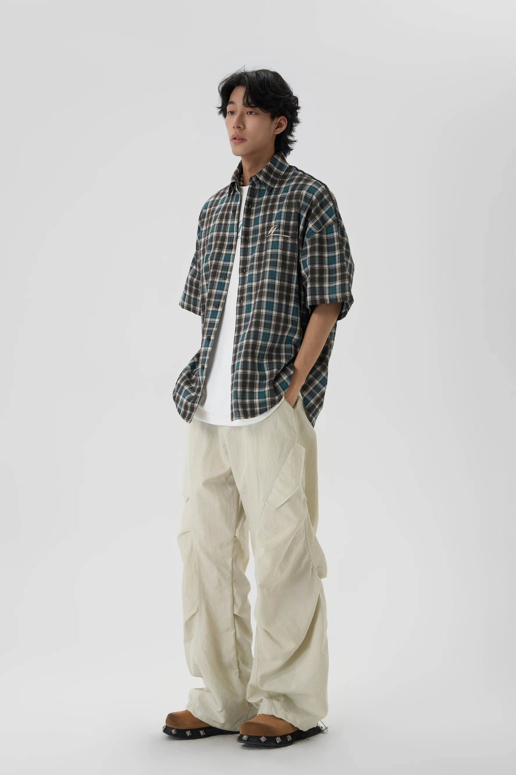JHYQ PLEATED PANTS - Image 2
