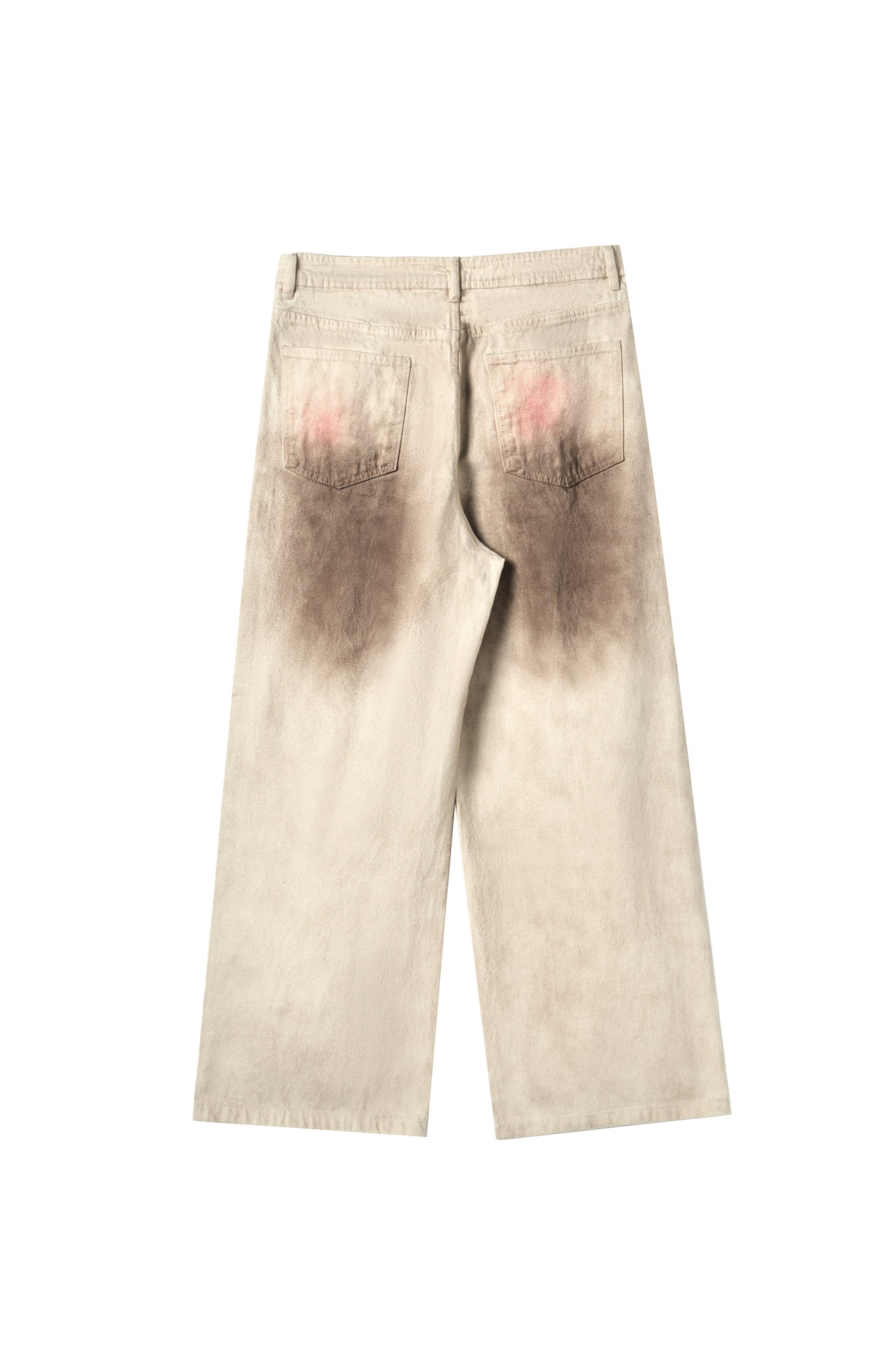 JHYQ RETRO DIRTY DYED JEANS - Image 8