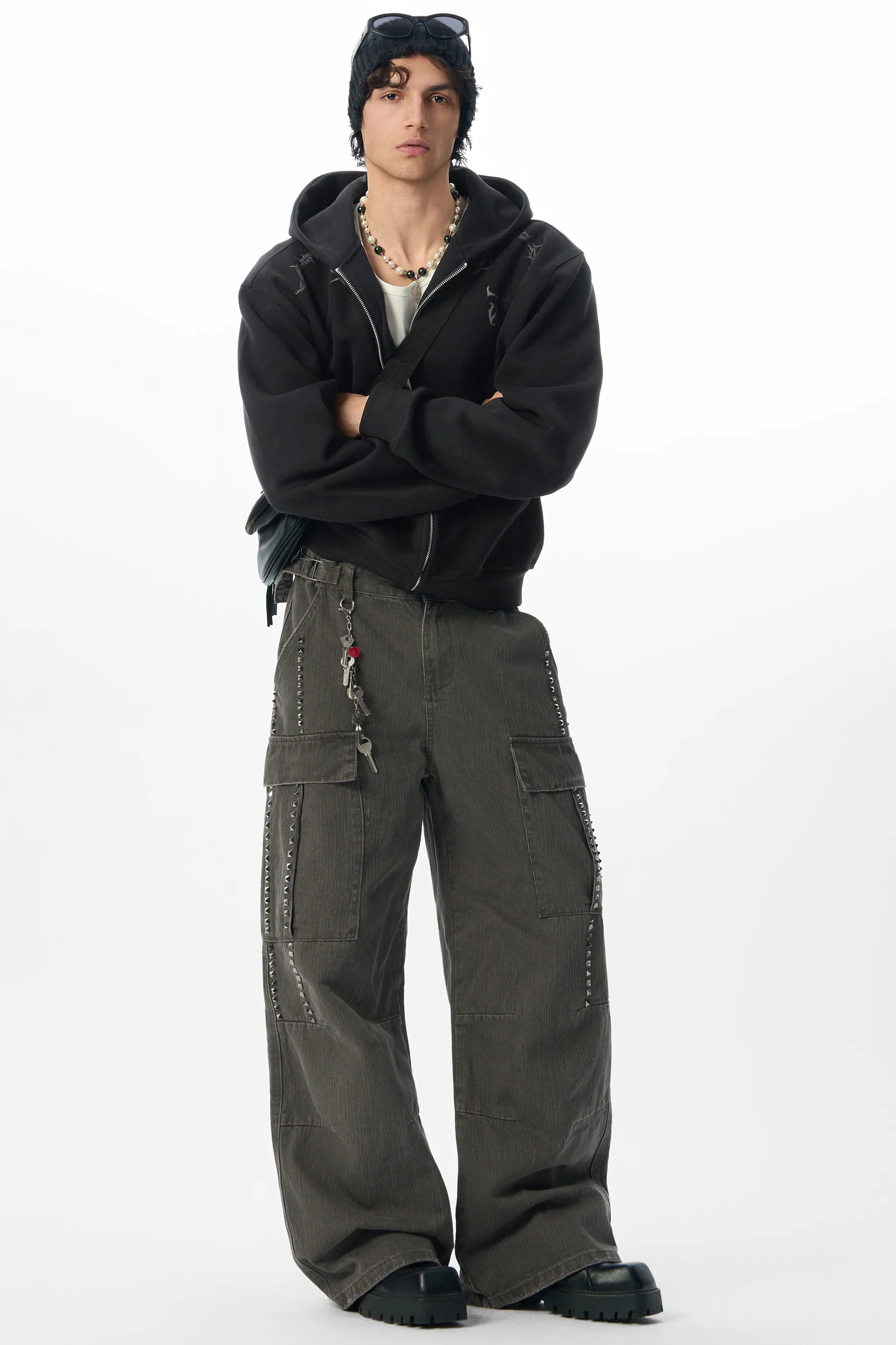JHYQ RIVET CARGO PANTS - Image 4