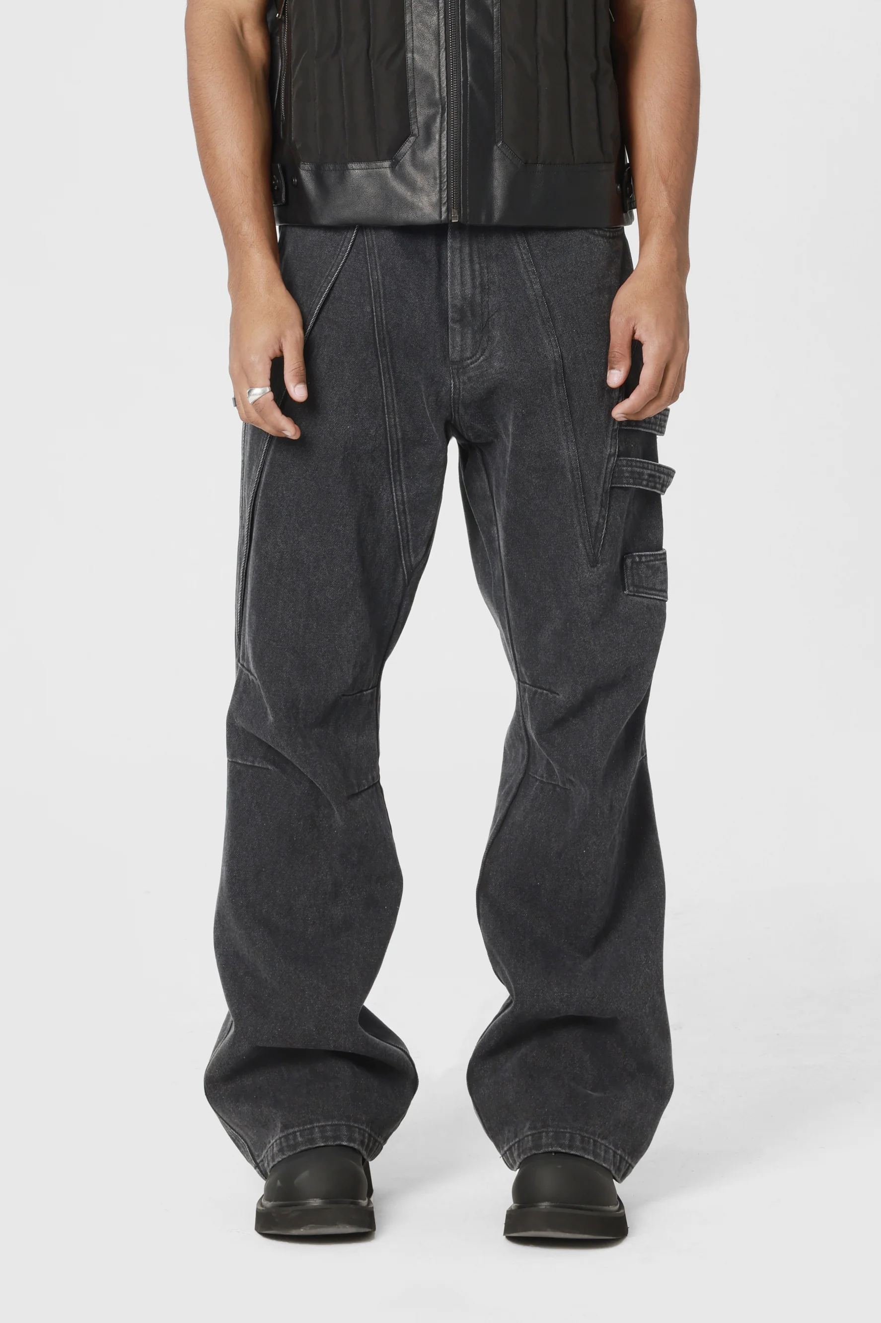 JHYQ SIDE STRAP JEANS - Image 5
