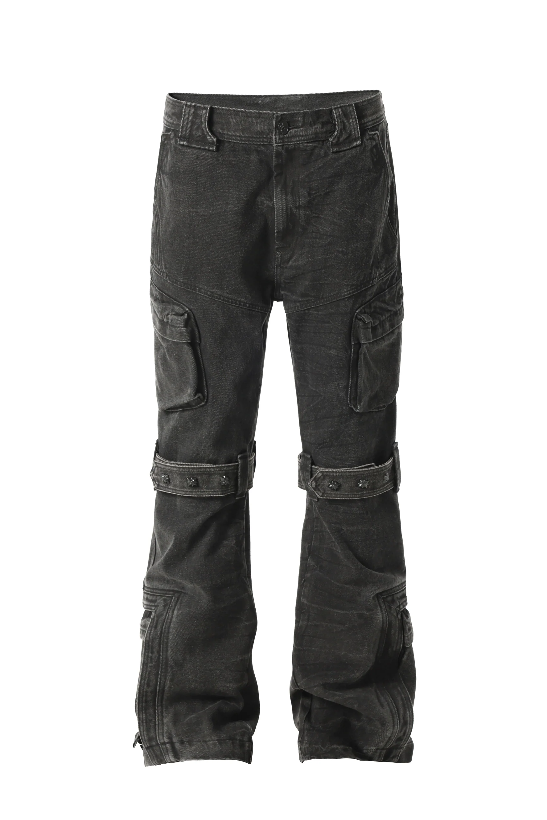 JHYQ STRAP JEANS - Image 3