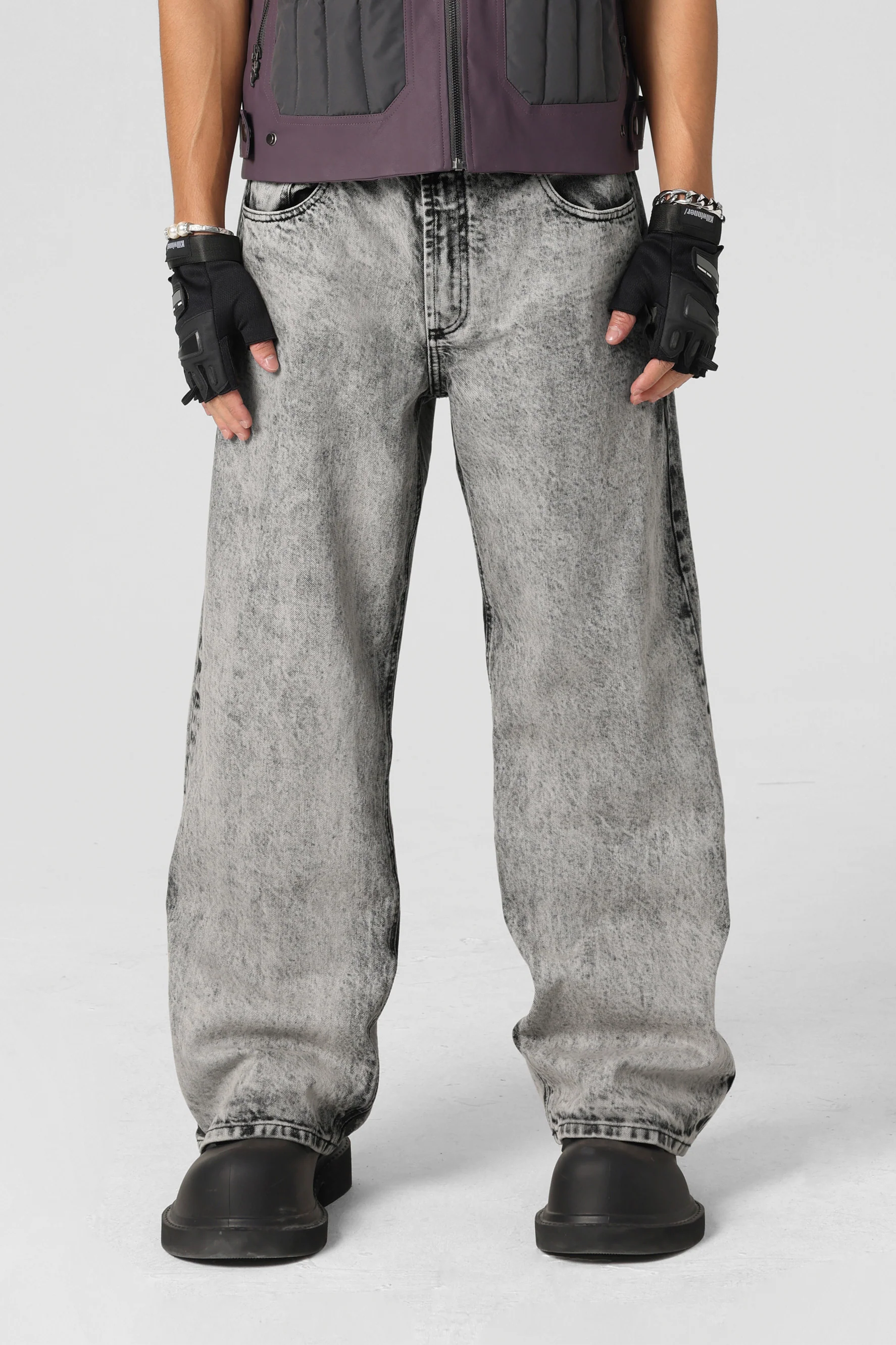 JHYQ WASHED JEANS