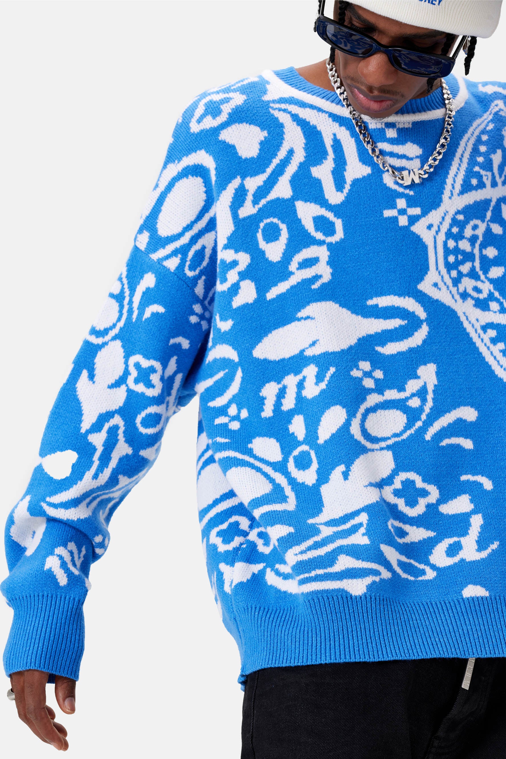 MEDM CASHEW FLOWER SWEATER - Image 2