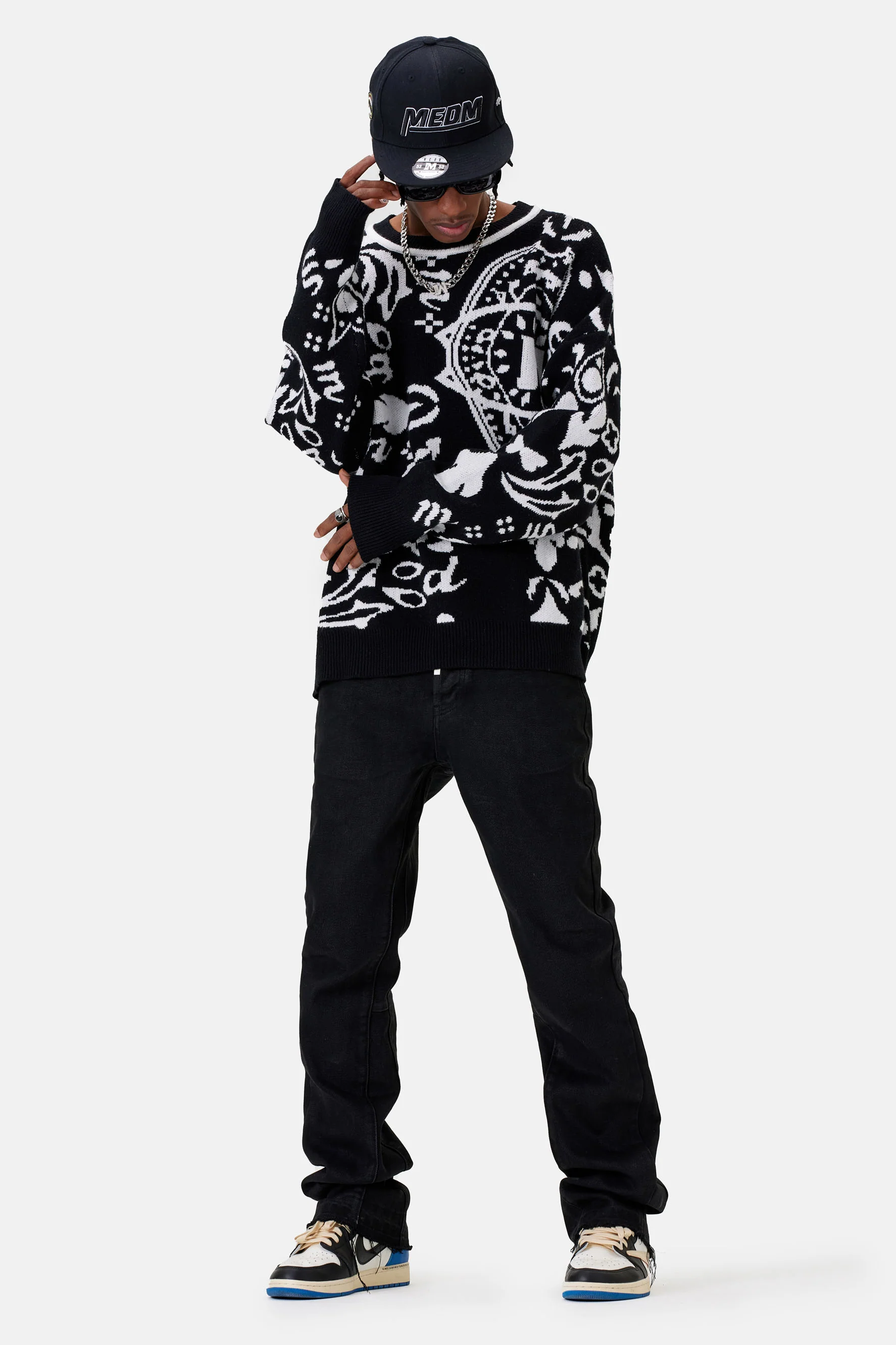 MEDM CASHEW FLOWER SWEATER - Image 4
