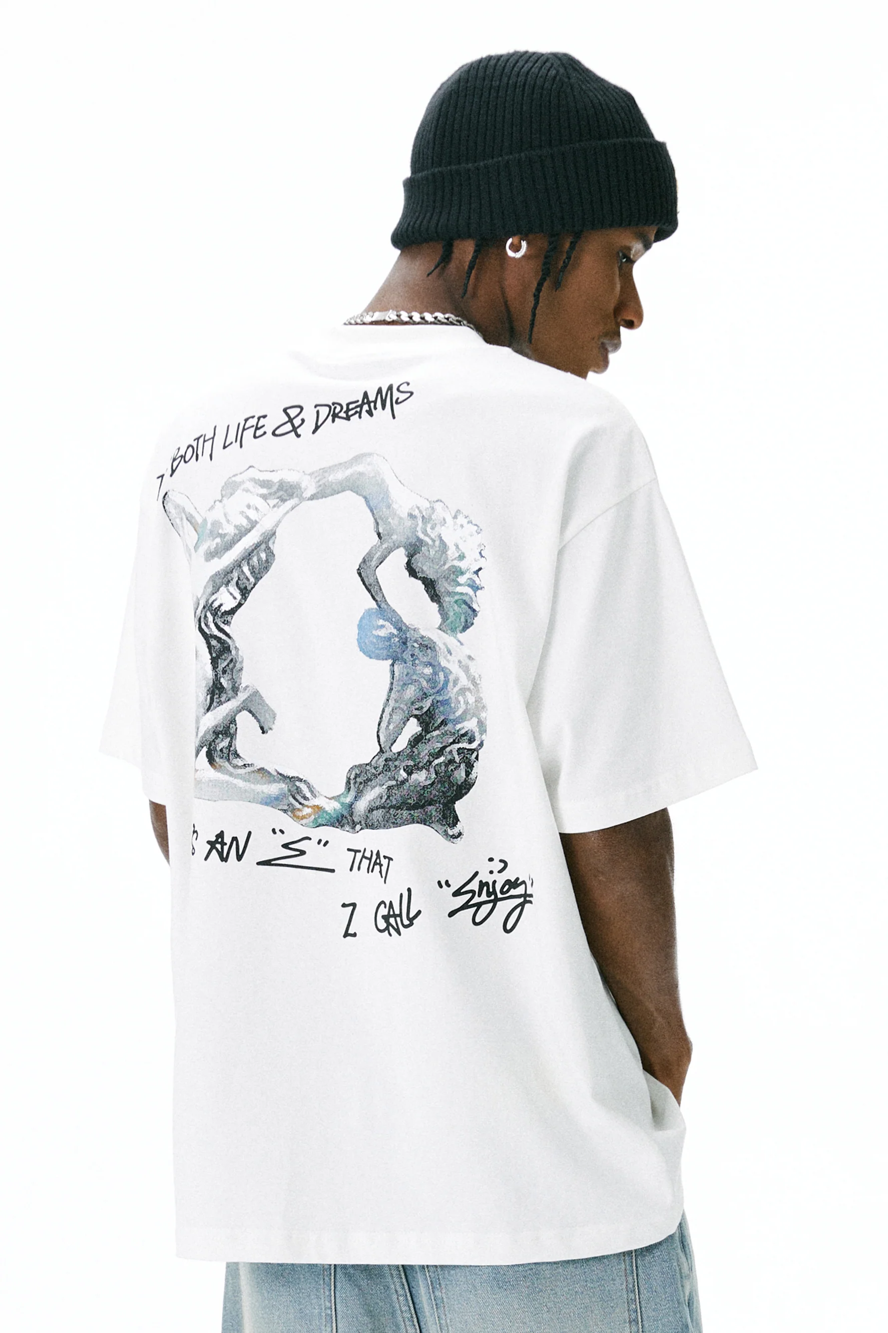 MEDM CIRCLE GRAPHIC T-SHIRT