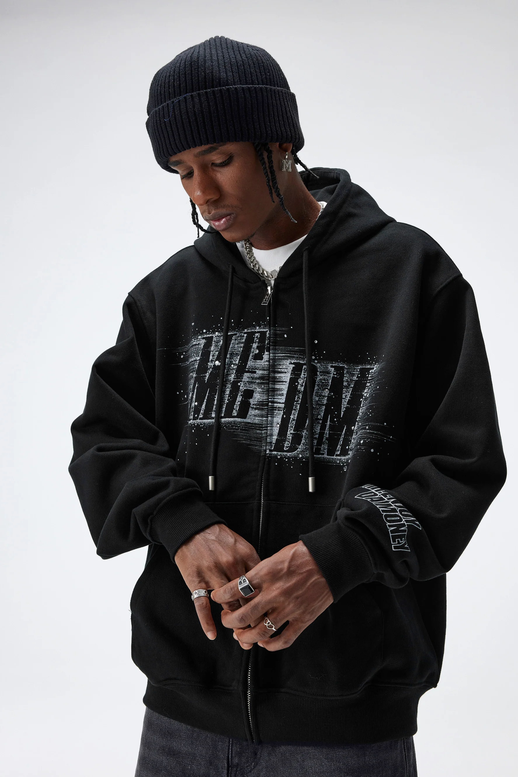 MEDM CRYSTAL HOODIE