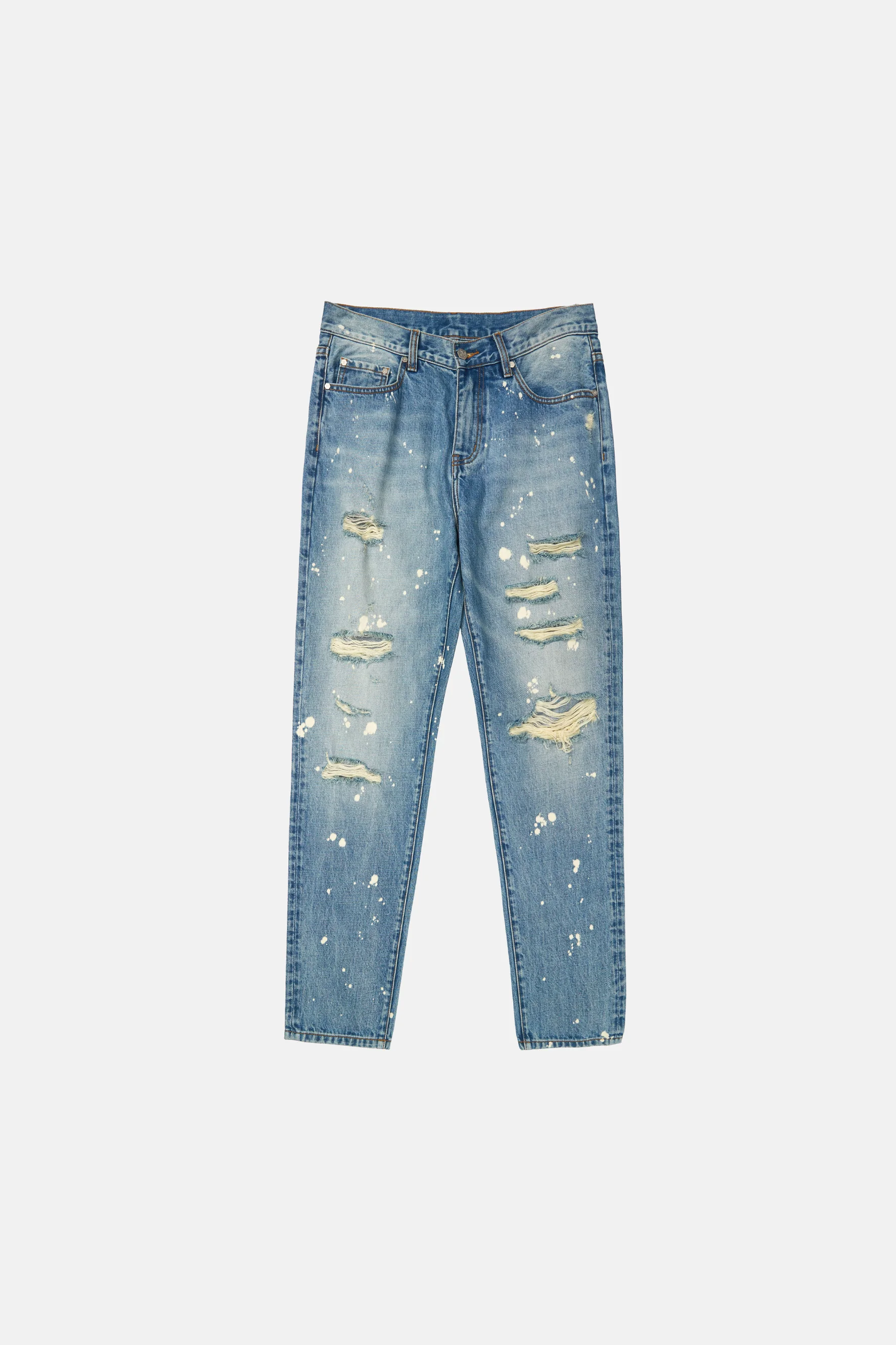 MEDM DISTRESSED DENIM PANTS - Image 5