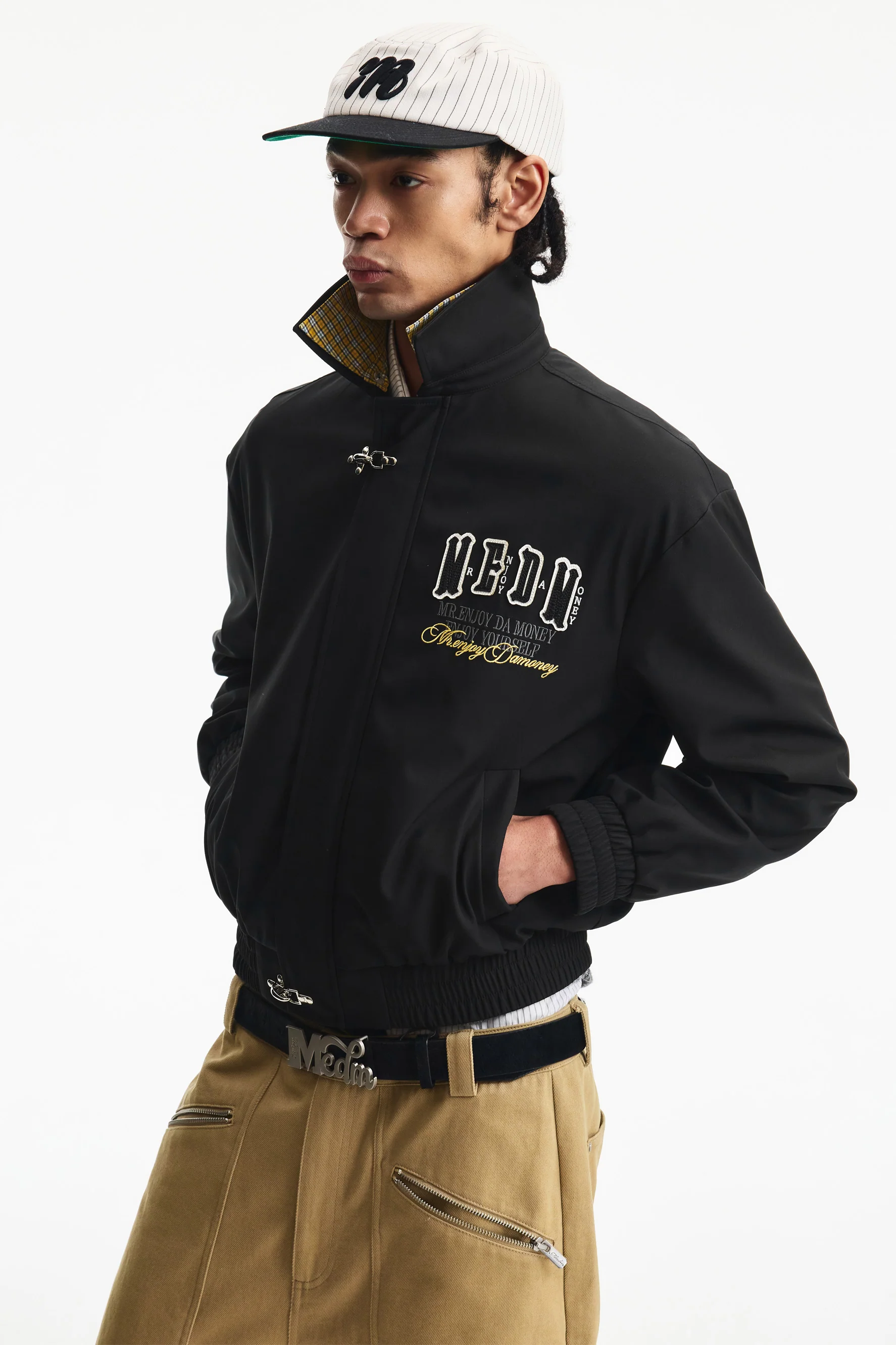 MEDM DOUBLE LAYER COLLAR JACKET - Image 5