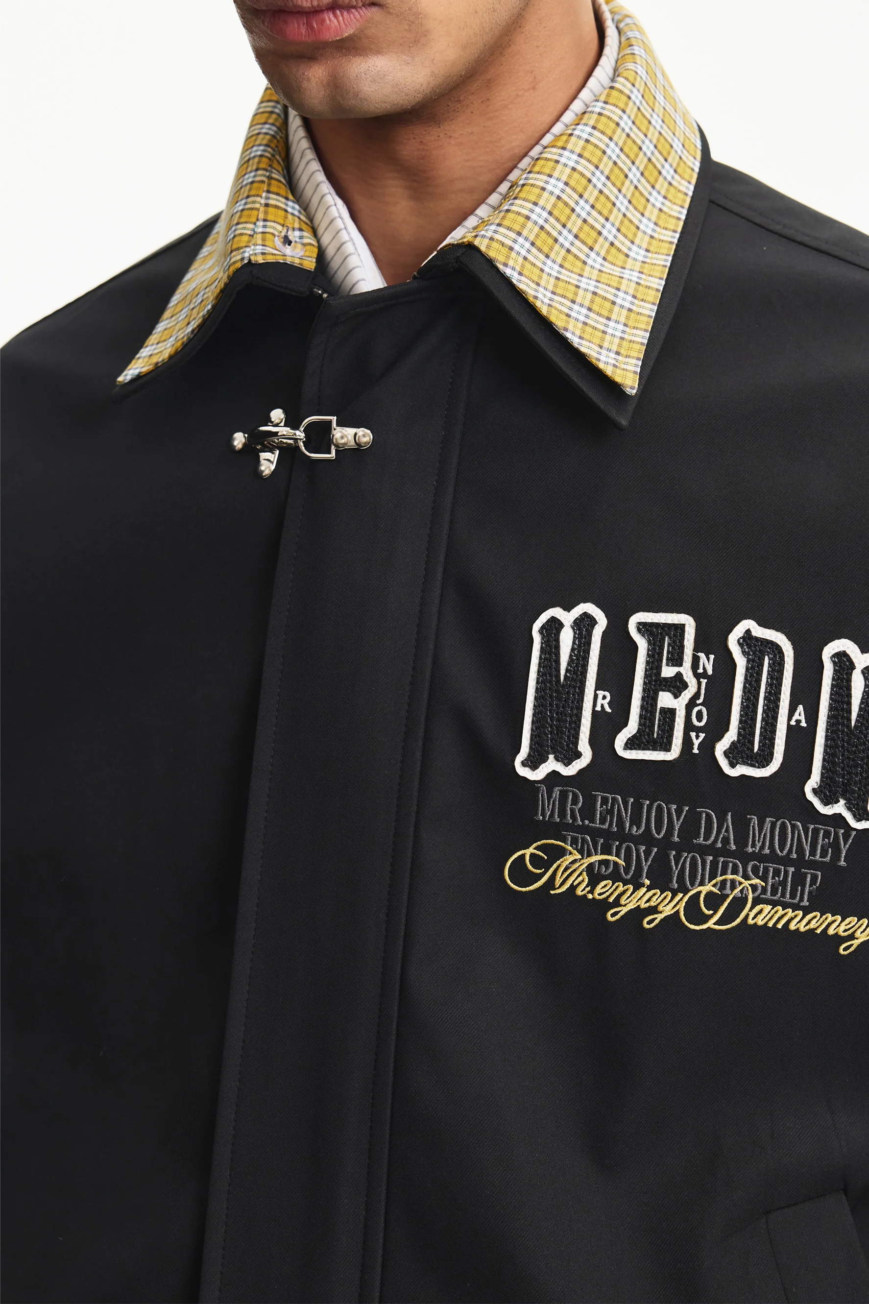 MEDM DOUBLE LAYER COLLAR JACKET - Image 9