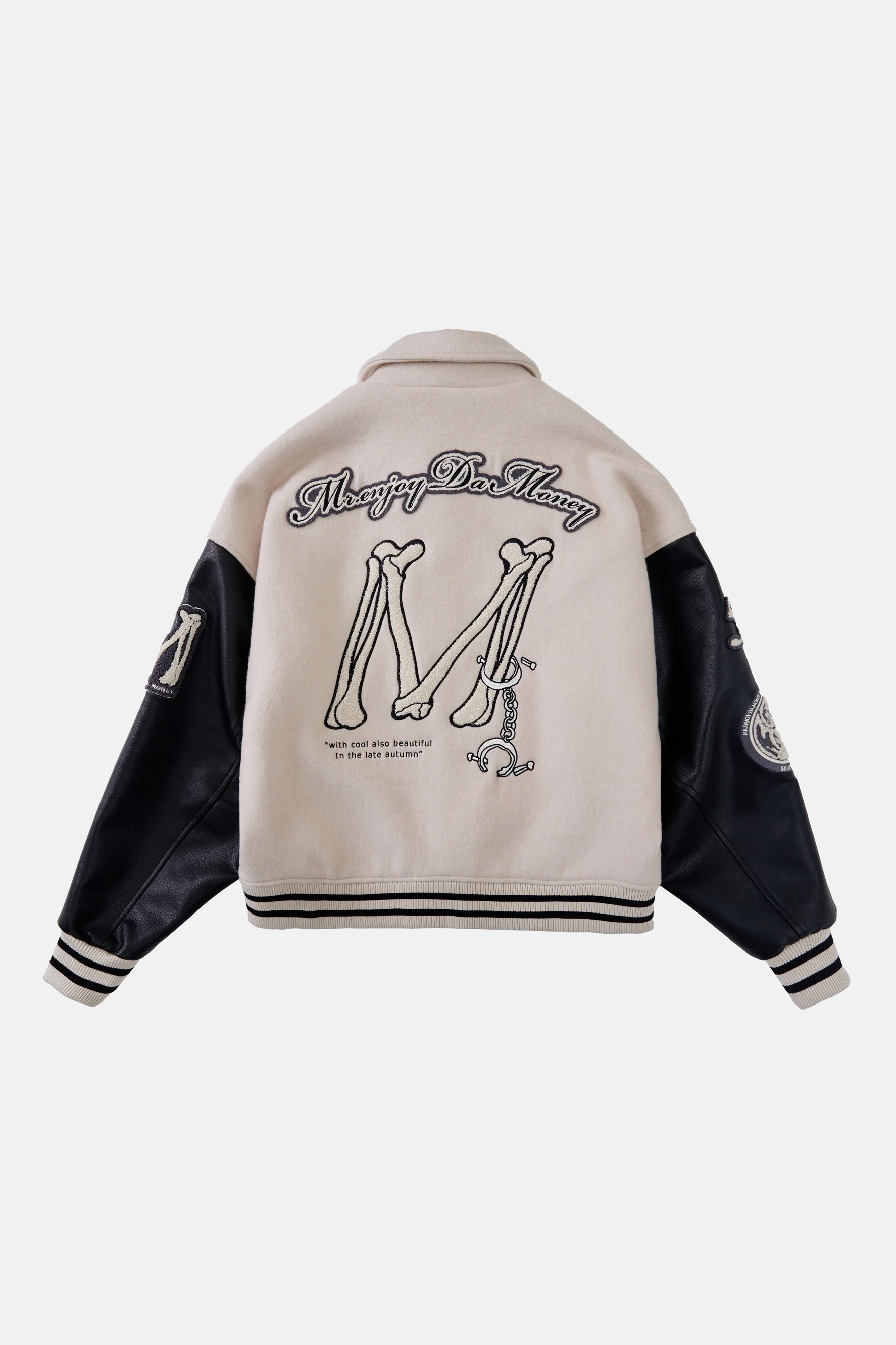MEDM EMBROIDERY BASEBALL JACKET - Image 4