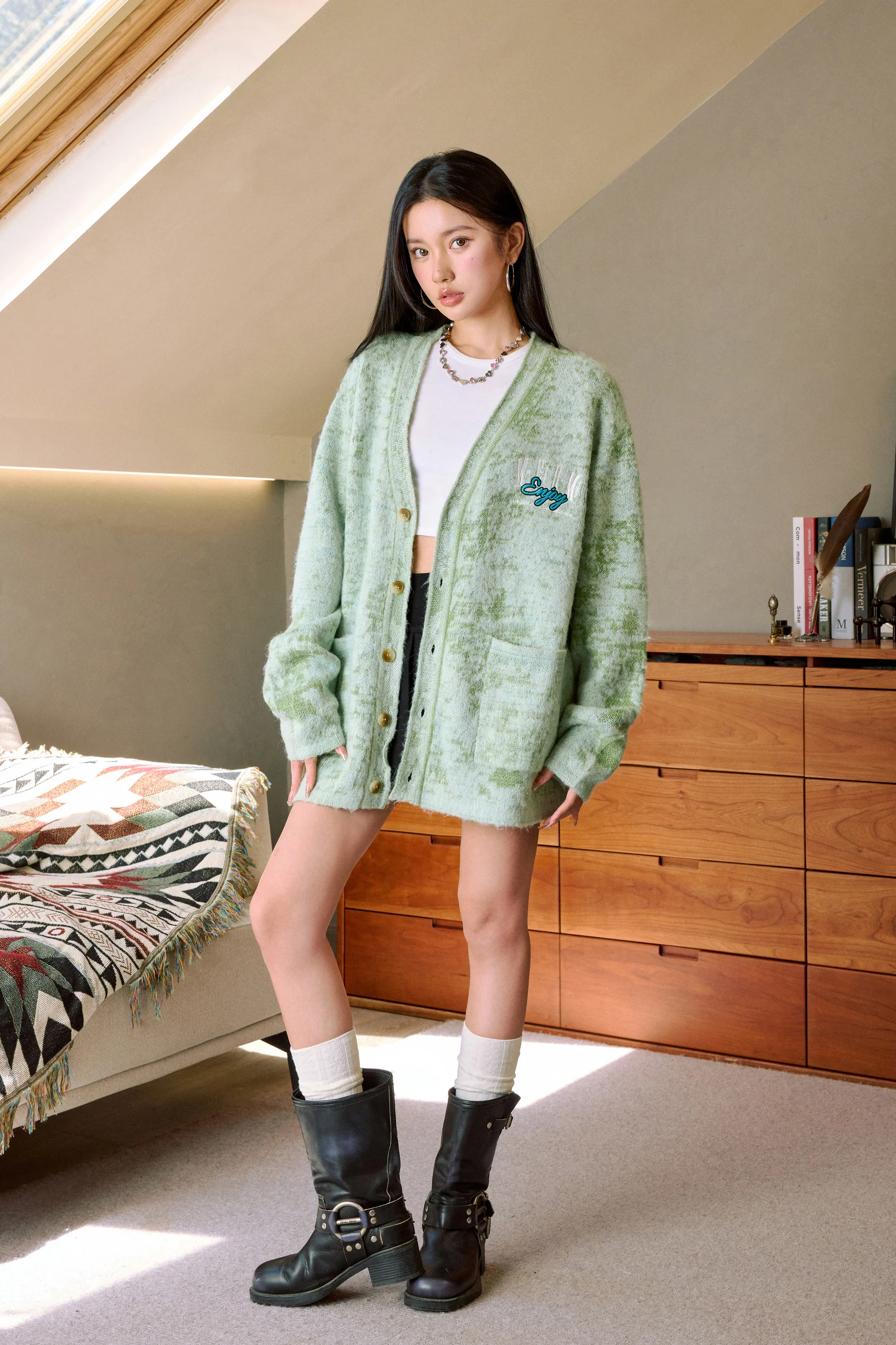 MEDM KNITTED CARDIGAN - Image 8