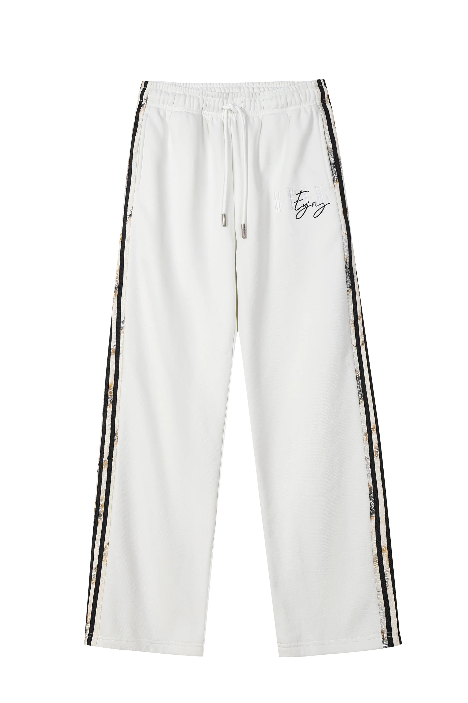 MEDM LACE SPLICING TRACK PANTS - Image 5