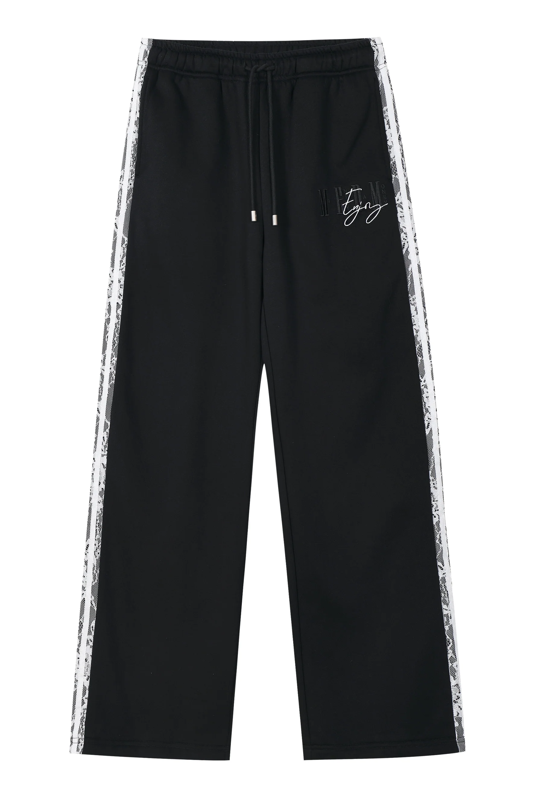 MEDM LACE SPLICING TRACK PANTS - Image 5