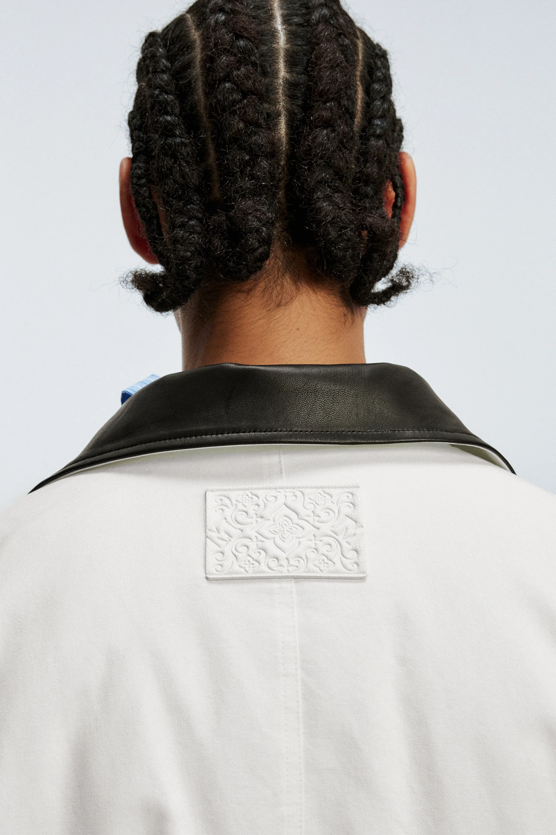 MEDM LAMBSKIN LEATHER COLLAR JACKET - Image 4
