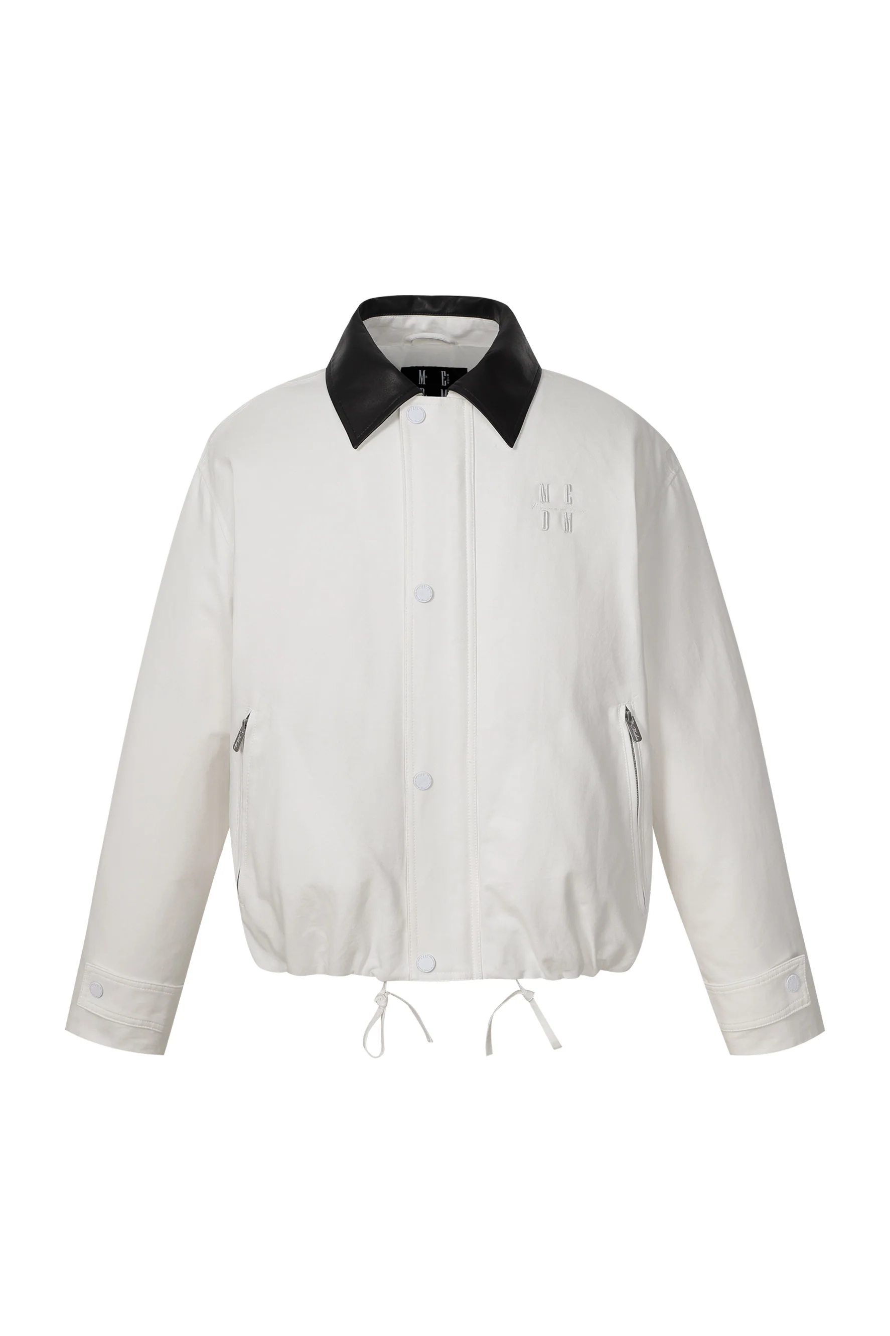 MEDM LAMBSKIN LEATHER COLLAR JACKET - Image 8
