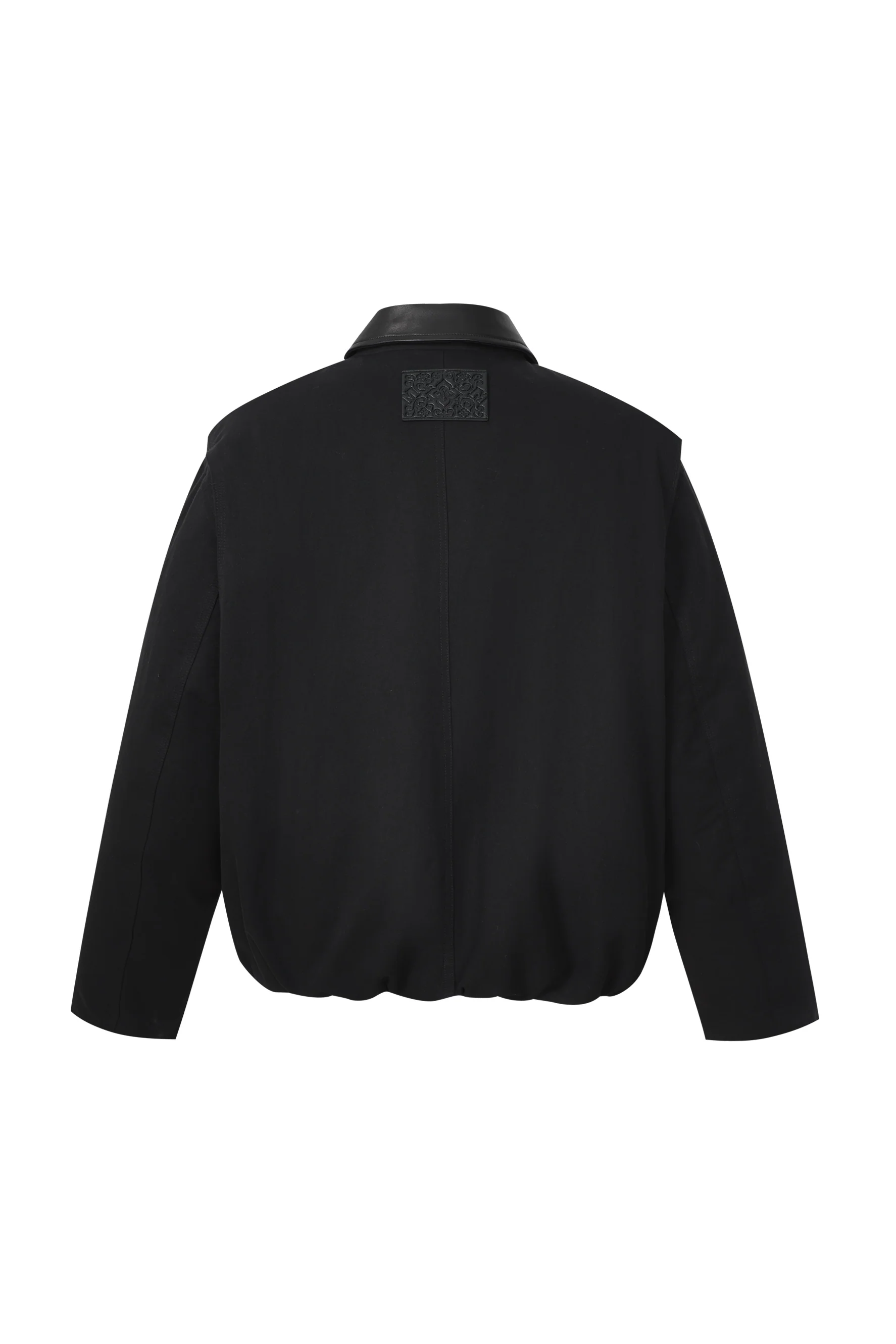 MEDM LAMBSKIN LEATHER COLLAR JACKET - Image 9