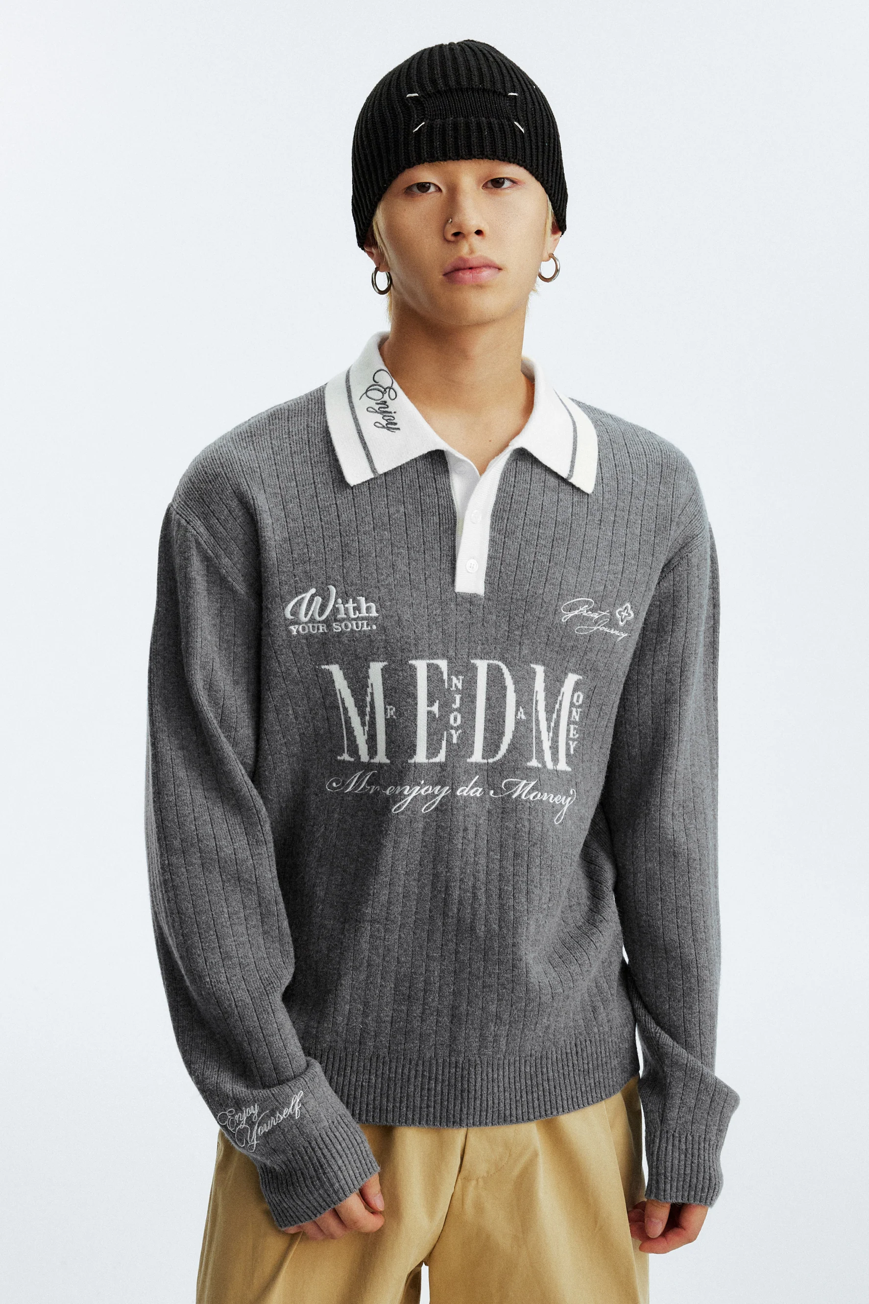 MEDM LONG-SLEEVE POLO SHIRT - Image 4