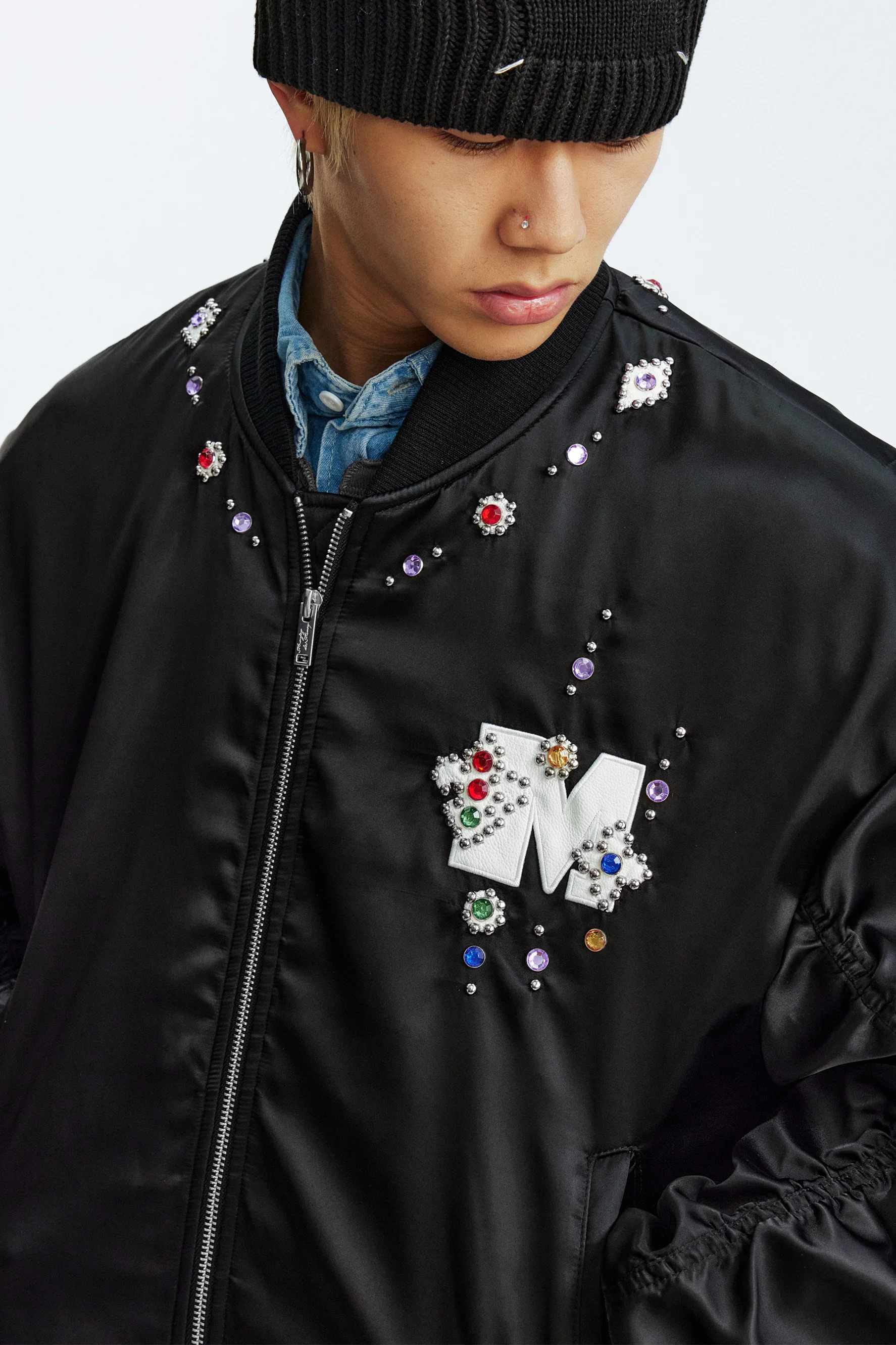 MEDM MA-1 BEADED BOMBER JACKET - Image 2