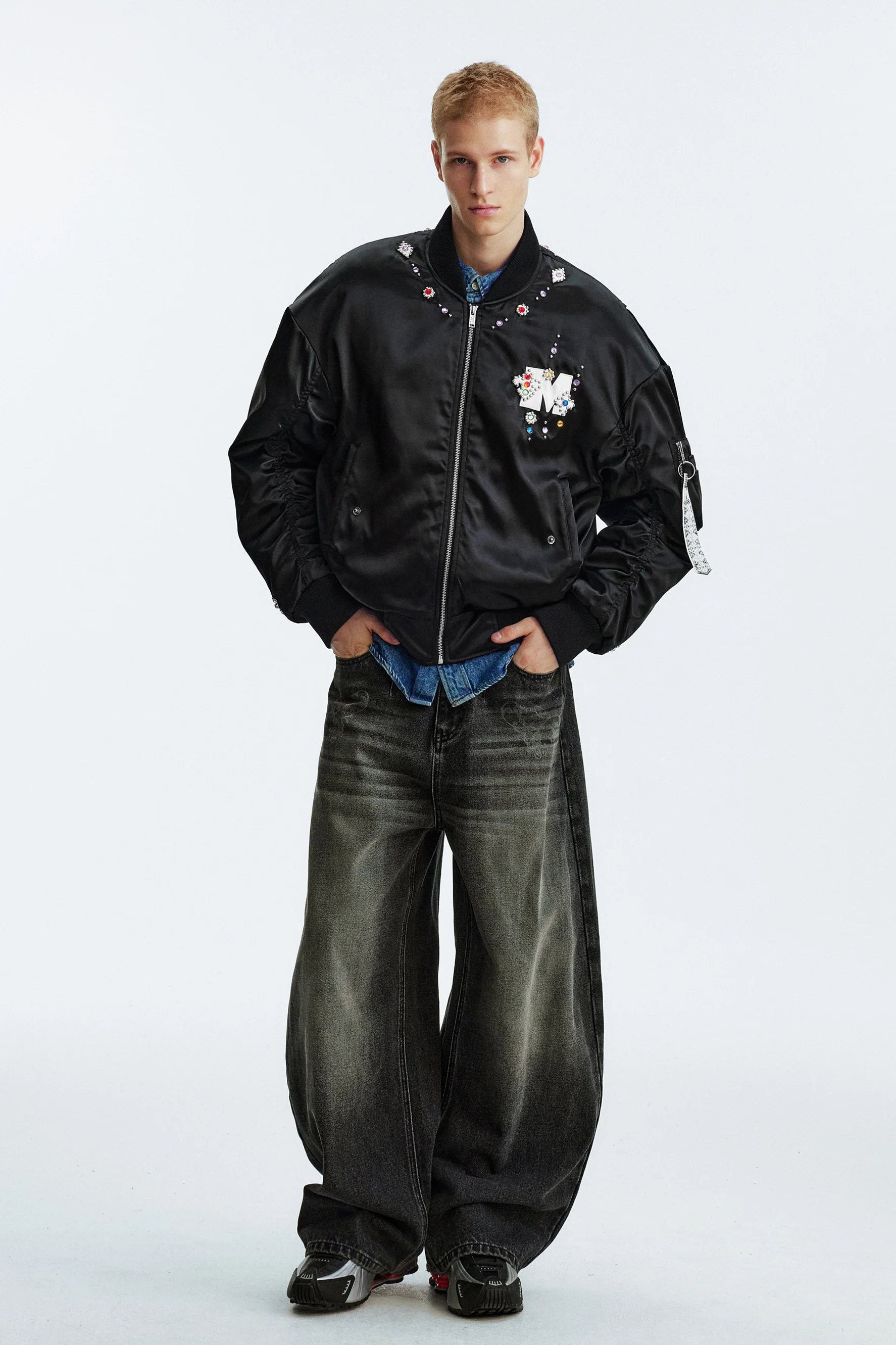 MEDM MA-1 BEADED BOMBER JACKET - Image 5