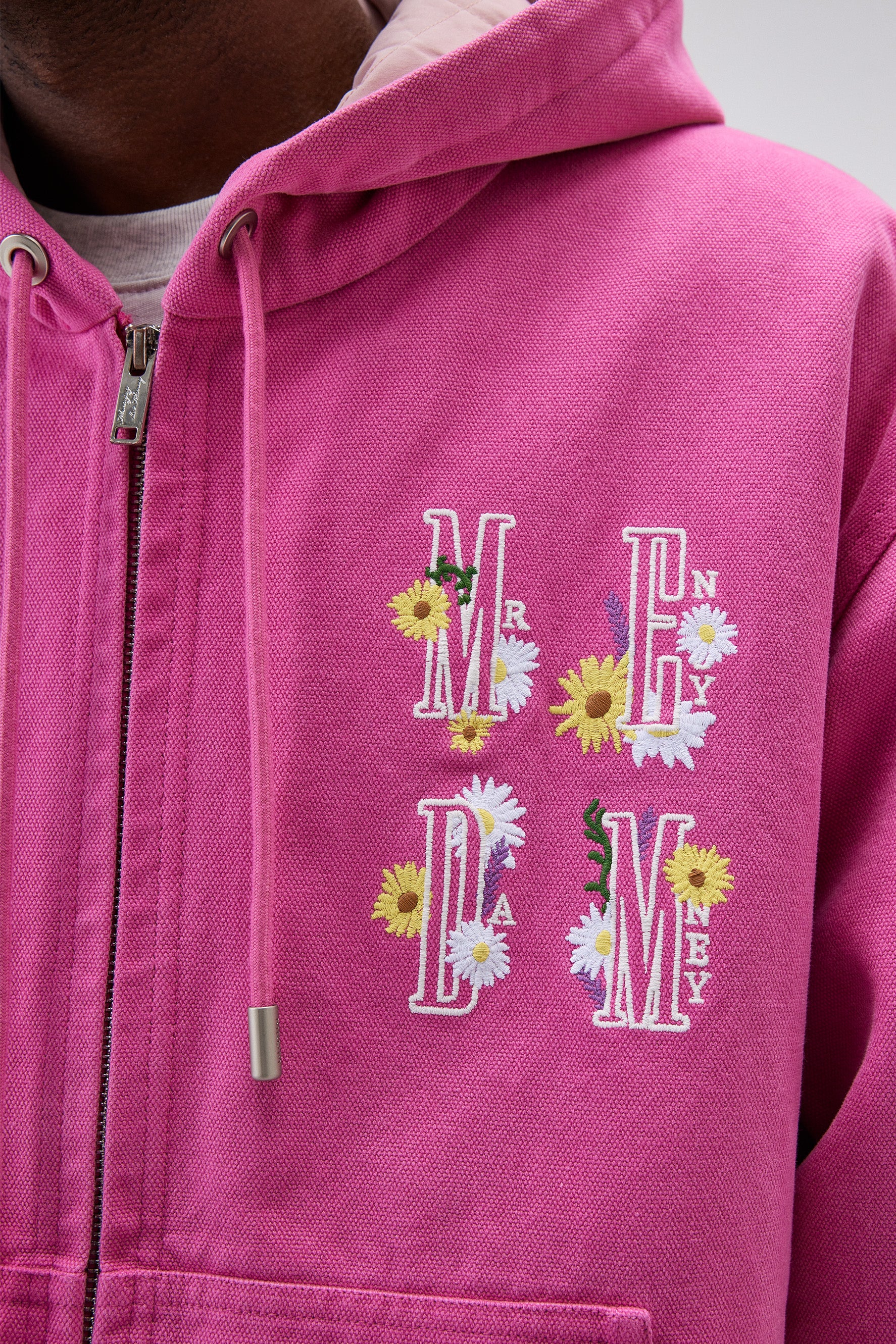 MEDM QUILTED ZIPPER HOODIE - Image 5