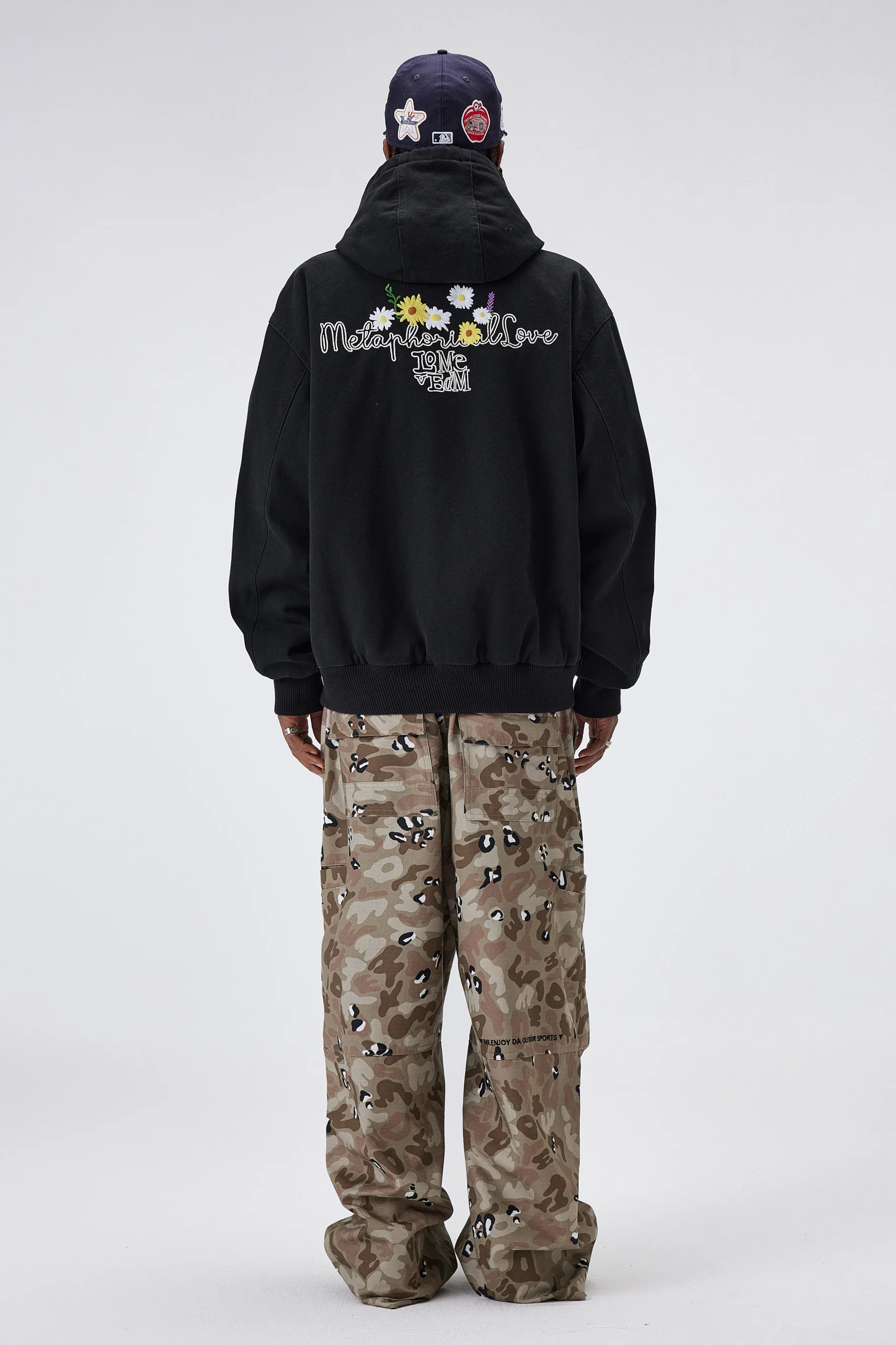 MEDM QUILTED ZIPPER HOODIE - Image 5