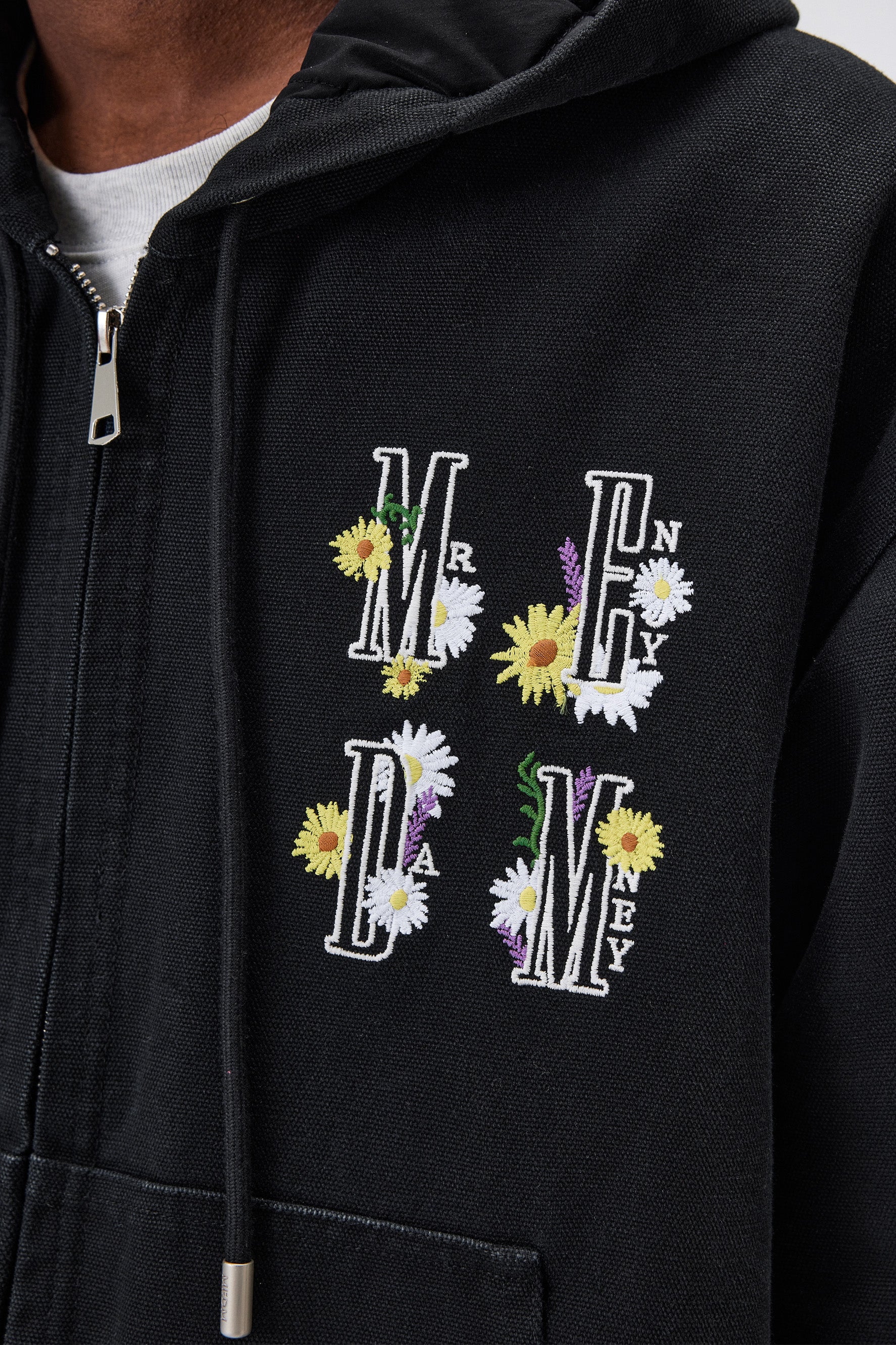 MEDM QUILTED ZIPPER HOODIE - Image 6