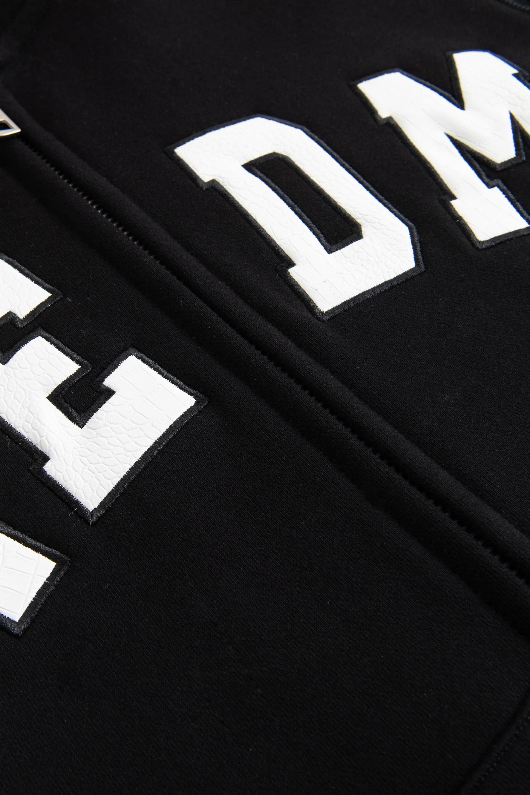 MEDM SNAKE LEATHER LOGO HOODIE - Image 3