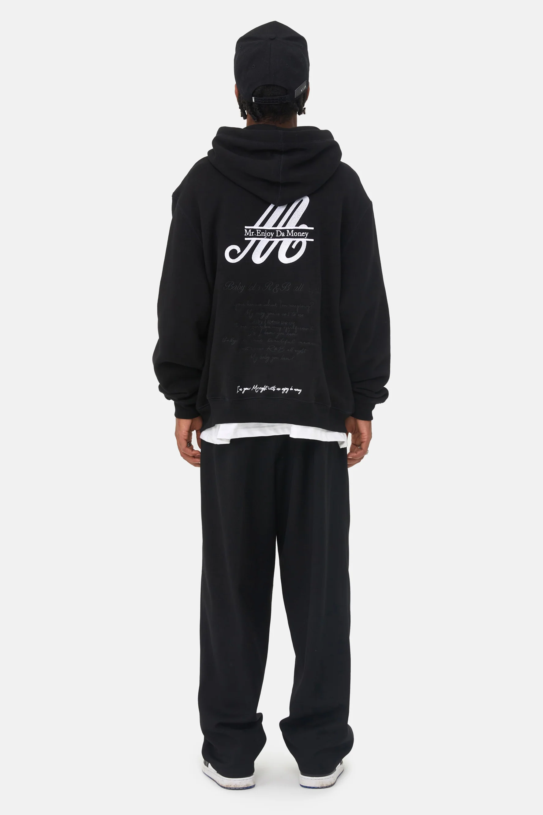 MEDM SNAKE LEATHER LOGO HOODIE - Image 5