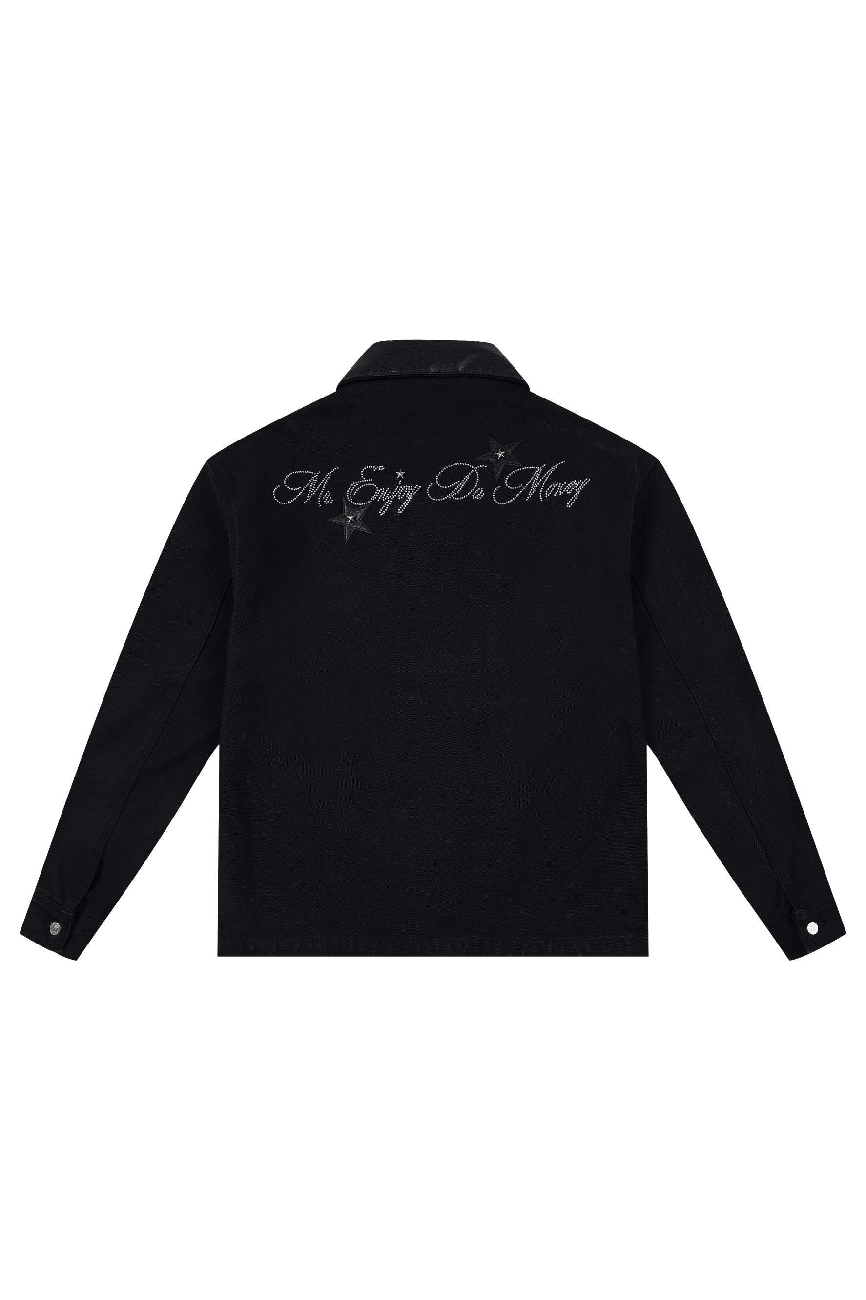 MEDM STAR RIVET LEATHER JACKET - Image 8