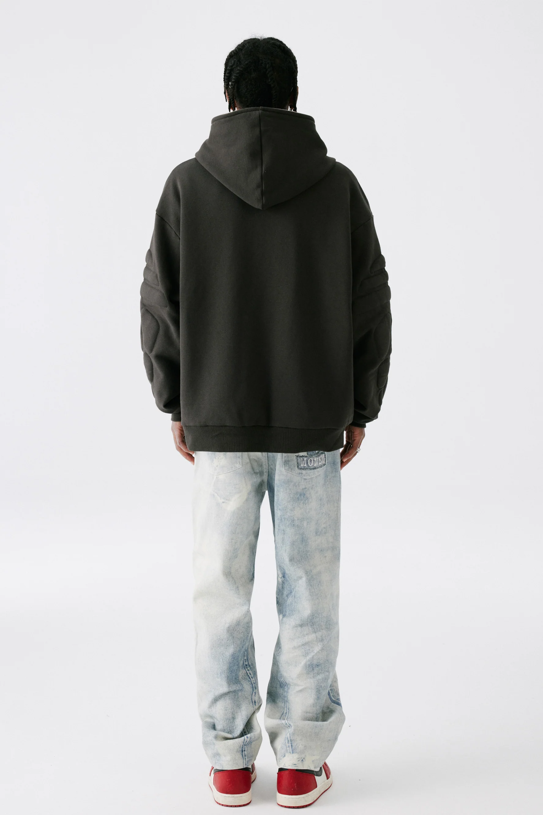 MEDM THREE DIMENSIONAL ZIP-UP HOODIE - Image 6