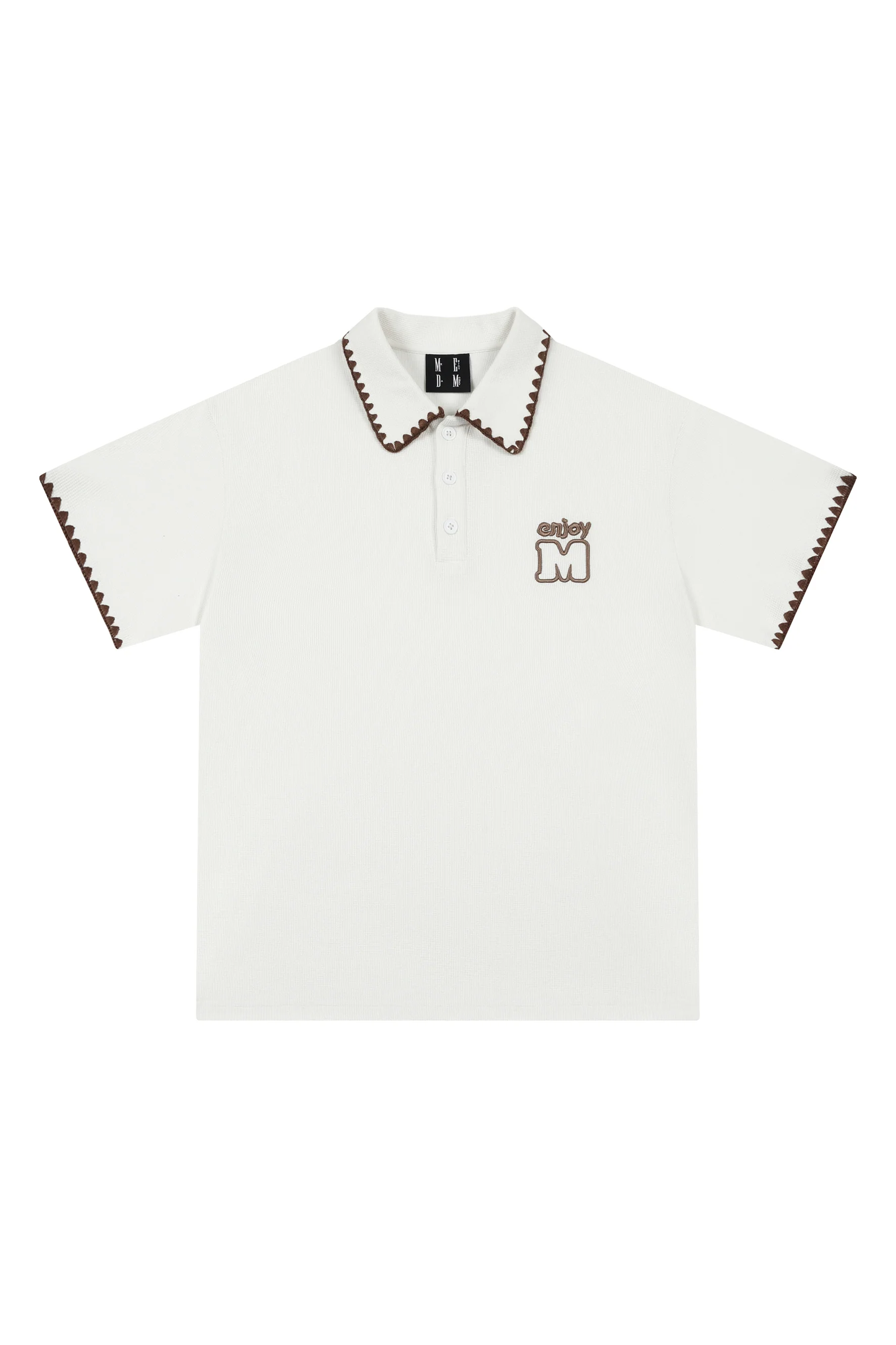 MEDM WAFFLE POLO SHIRT