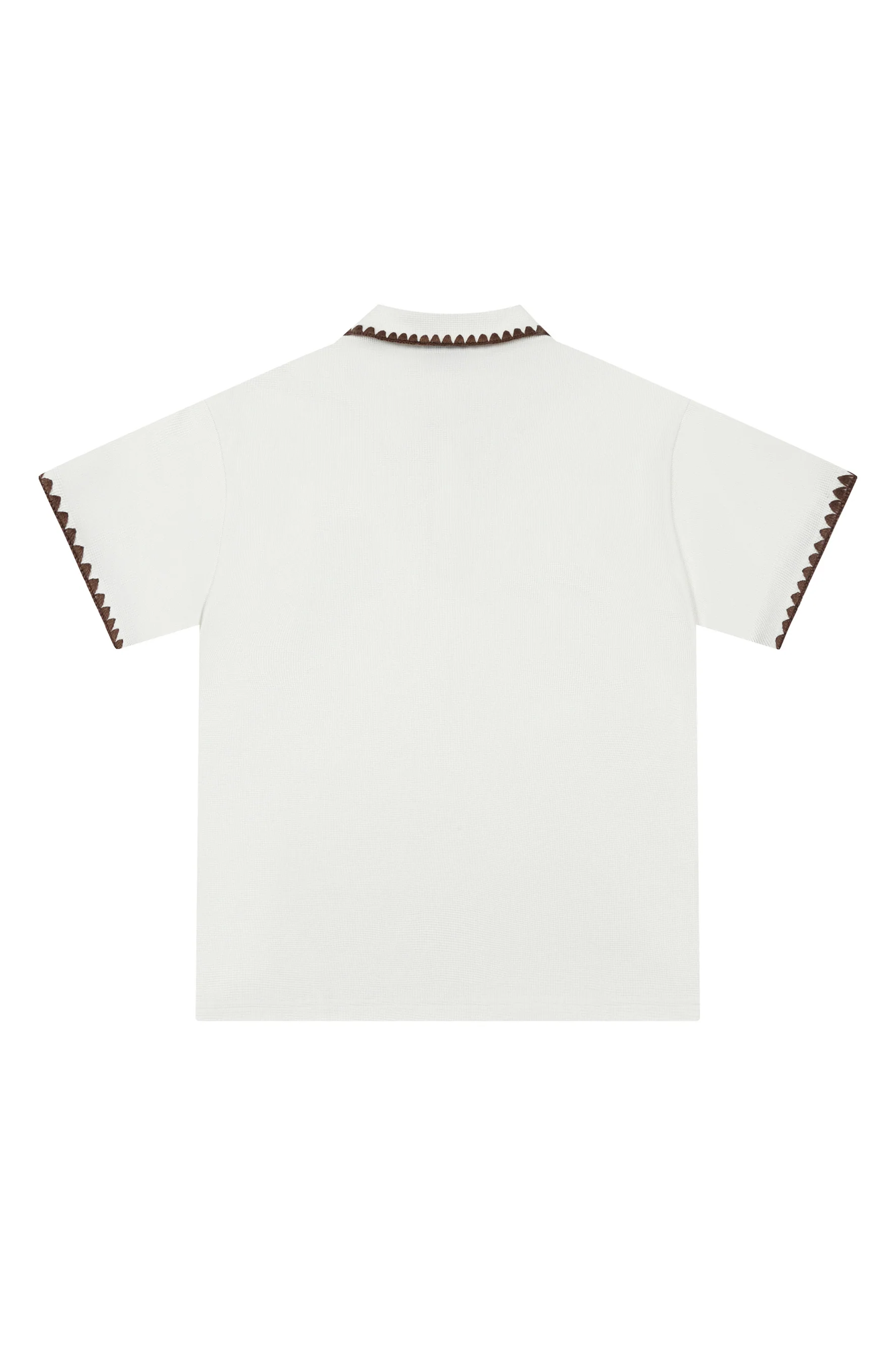 MEDM WAFFLE POLO SHIRT - Image 4
