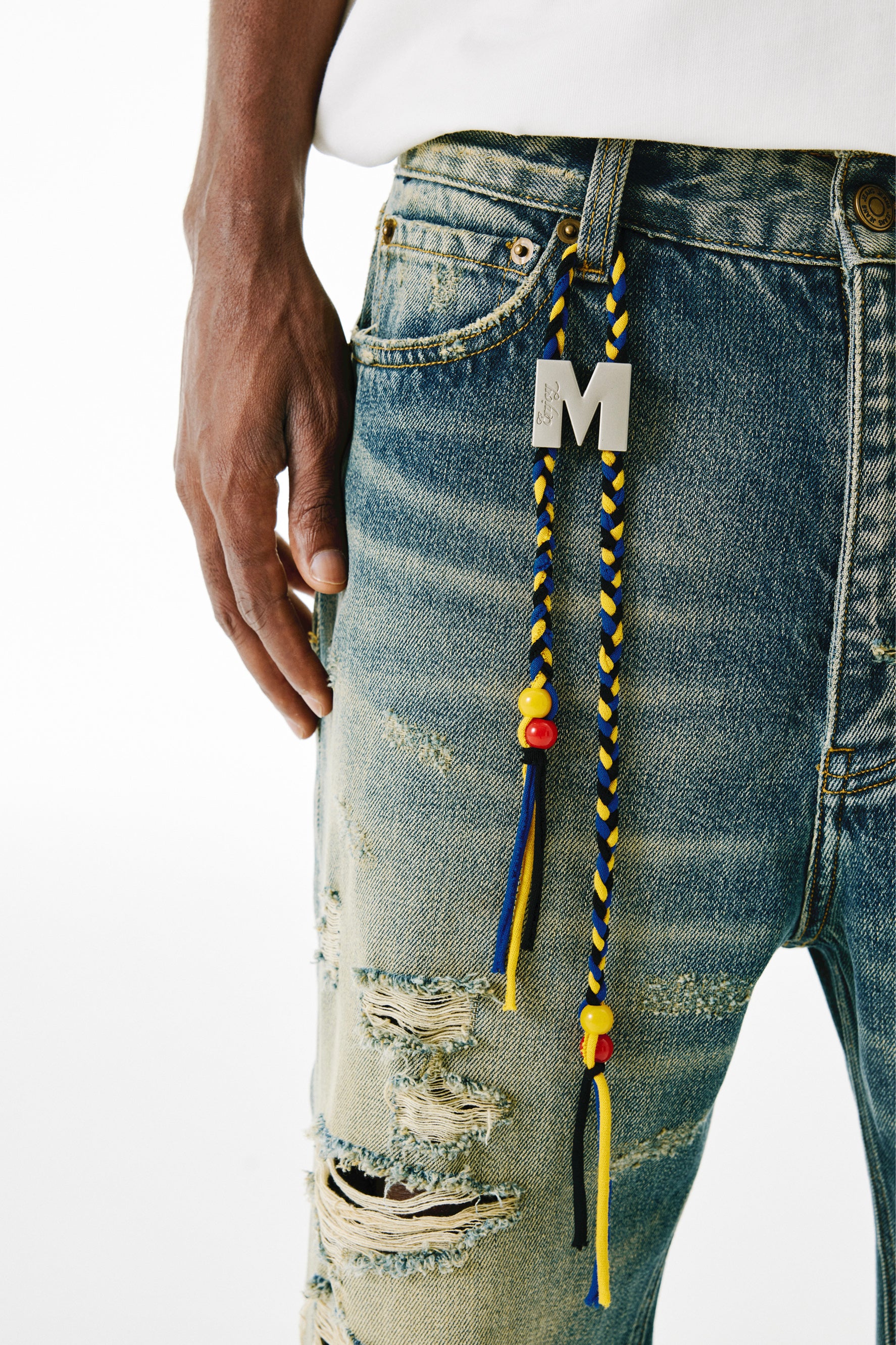 MEDM WASHED DISTRESSED JEANS - Image 2