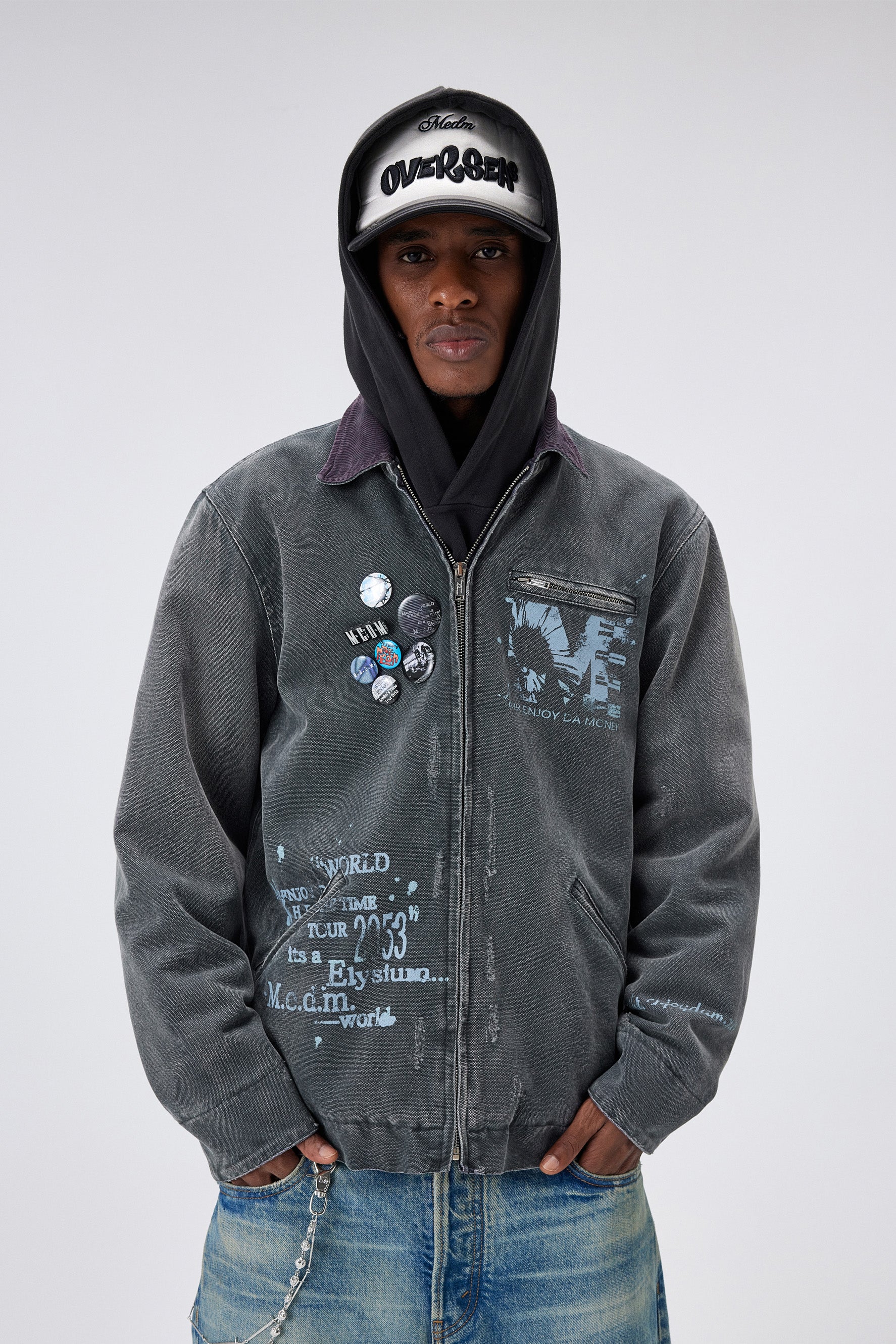 MEDM WASHED WORKWEAR JACKET