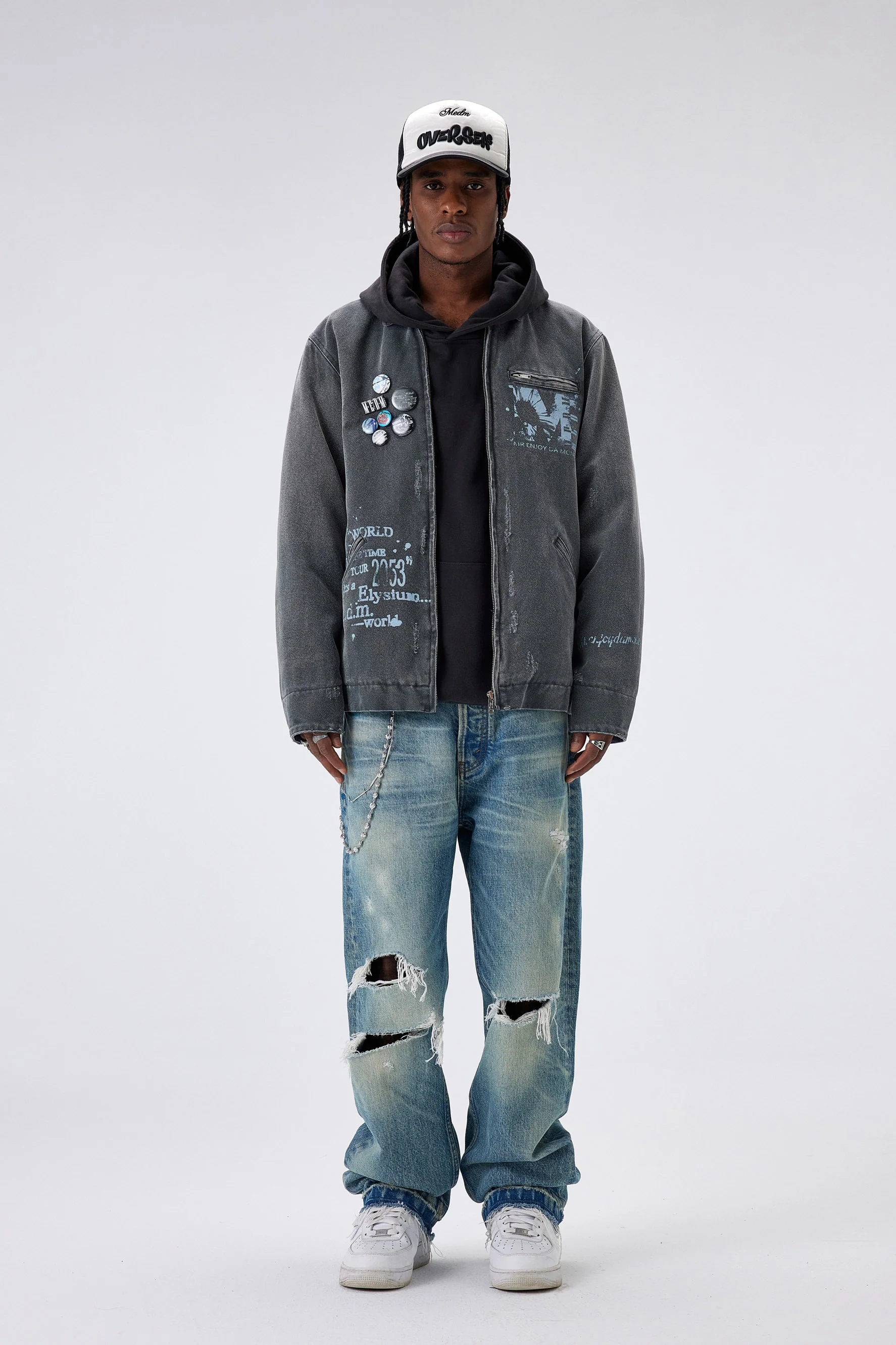 MEDM WASHED WORKWEAR JACKET - Image 4