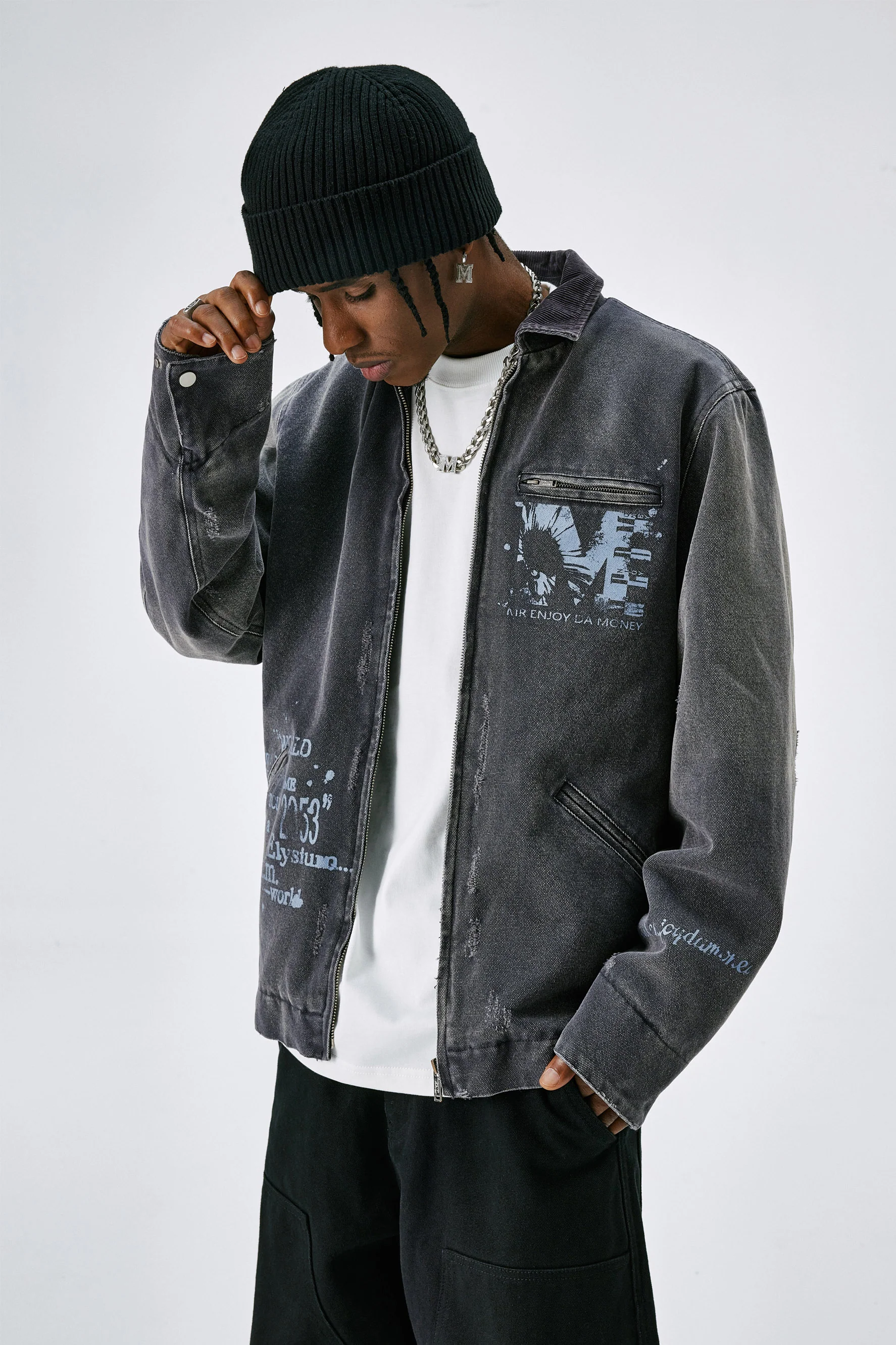 MEDM WASHED WORKWEAR JACKET - Image 5