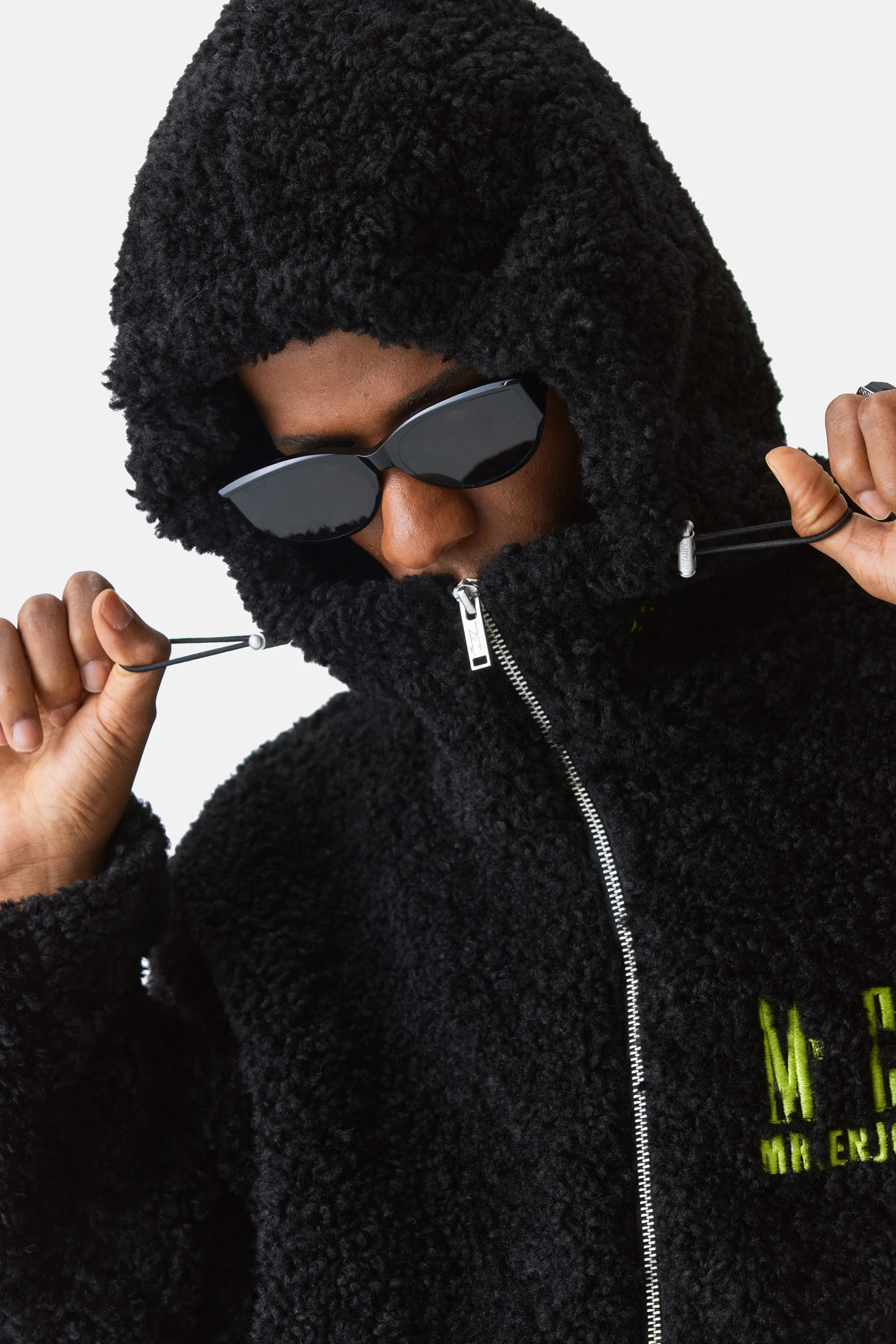 MEDM ZIP-UP FLEECE HOODIE - Image 5