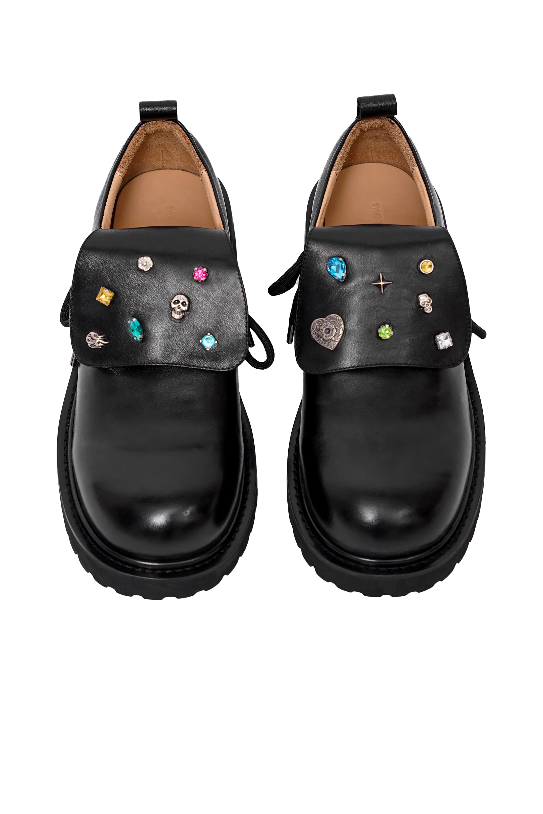 SOL TONGUE LEATHER DERBY SHOES - Image 3